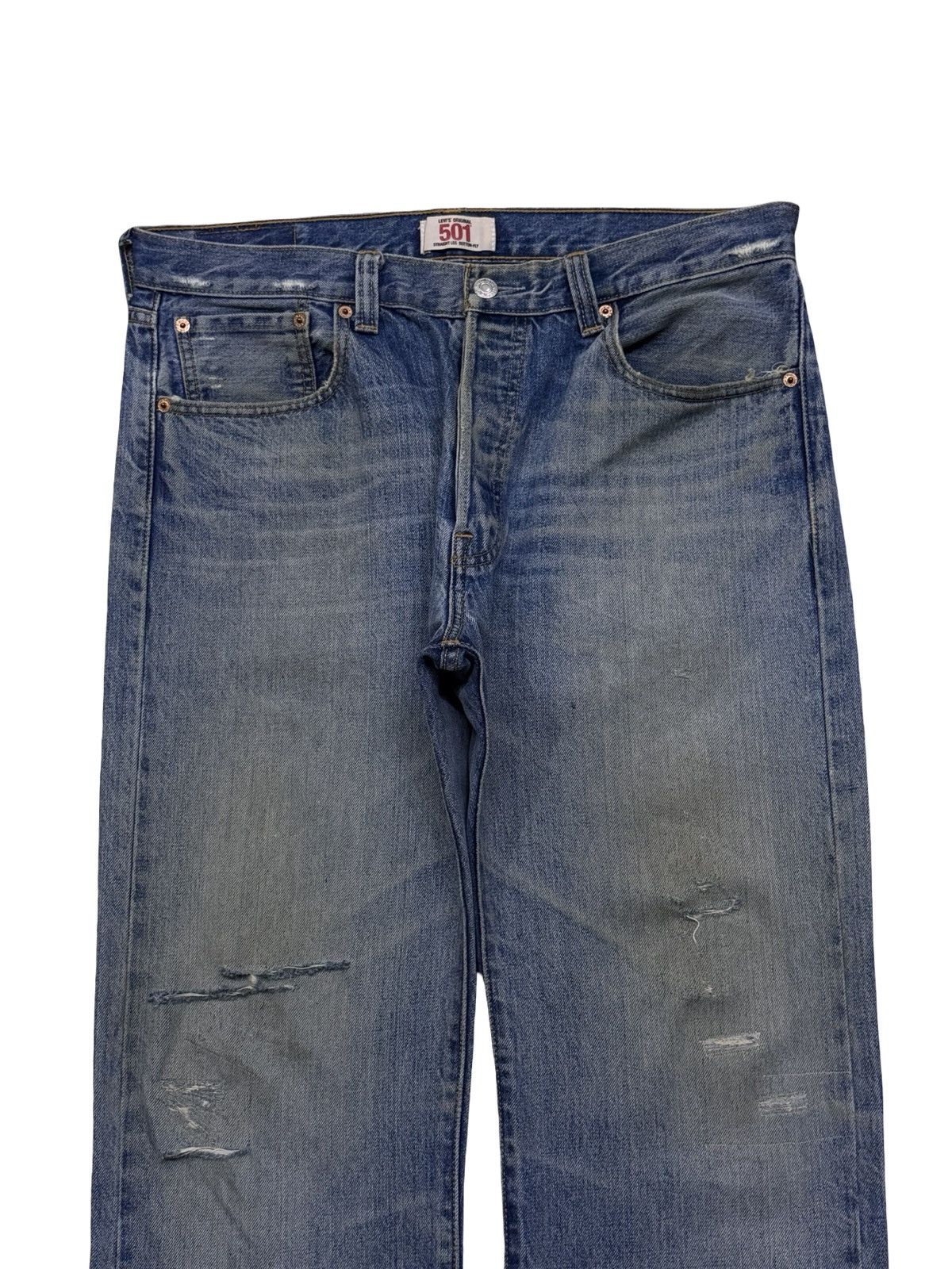 Levi's Vintage Levi’s 501 Original Straight Leg Button Fly | W35 Size US 35 - 4 Thumbnail