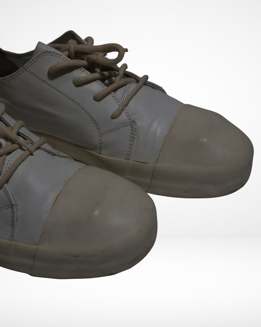 Ann Demeulemeester 2000s Oversized Toe Cap Shoe Size US 8 / IT 38 - 2 Thumbnail