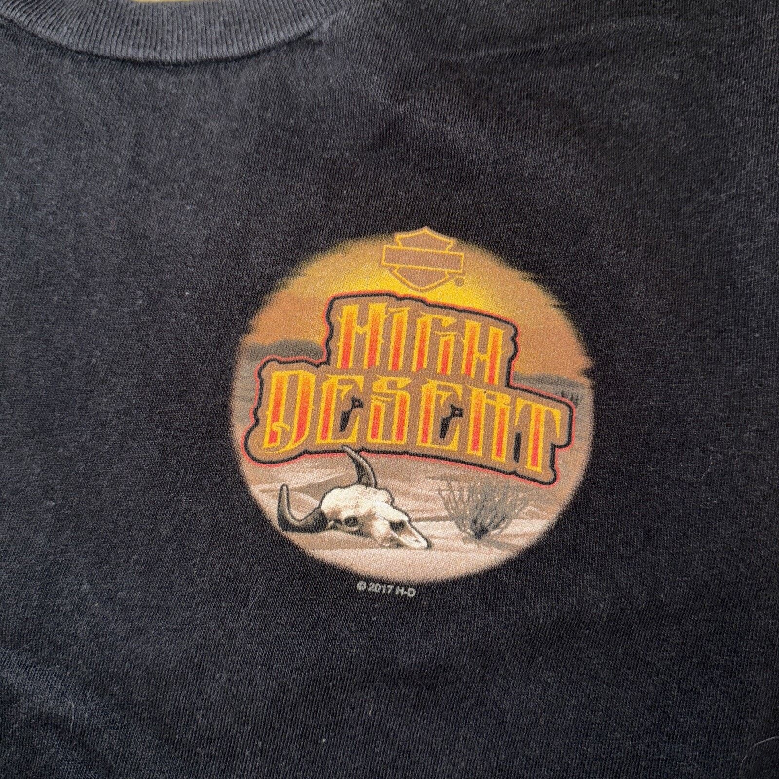 Harley Davidson × Vintage 2017 Harley Davidson T-Shirt Black Medium 19x26 Size US M / EU 48-50 / 2 - 2 Thumbnail