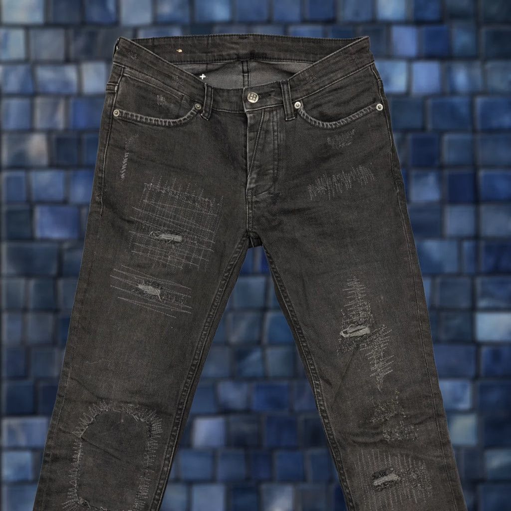 Ksubi VINTAGE Ksubi Van Winkle Scrapyard Jeans Mens 29x32 Black Slim Stretch Denim Charcoal Size US 29 - 1 Thumbnail