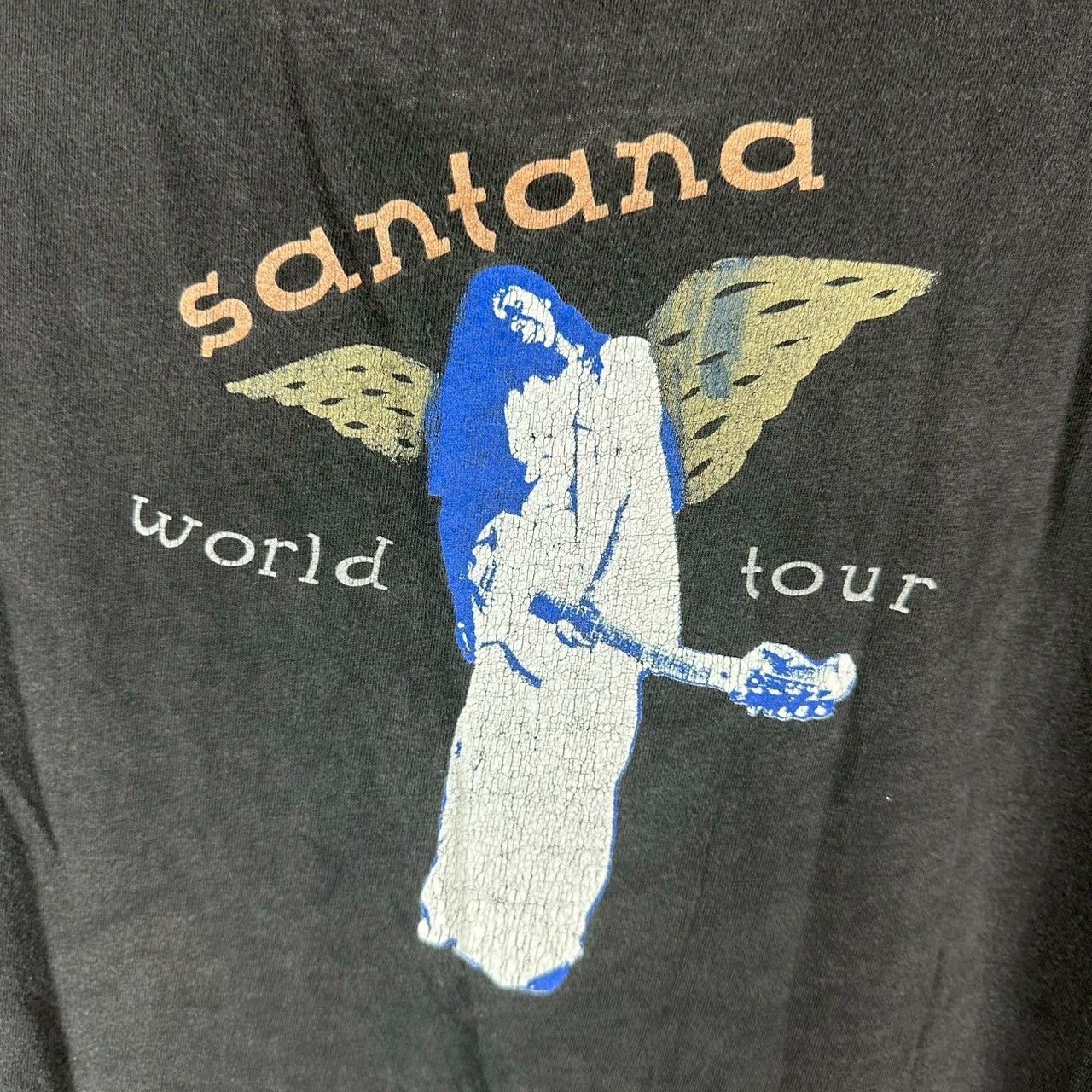 Vintage Vintage 1994 Carlos Santana World Tour Concert Promo T-Shirt Size US L / EU 52-54 / 3 - 4 Thumbnail