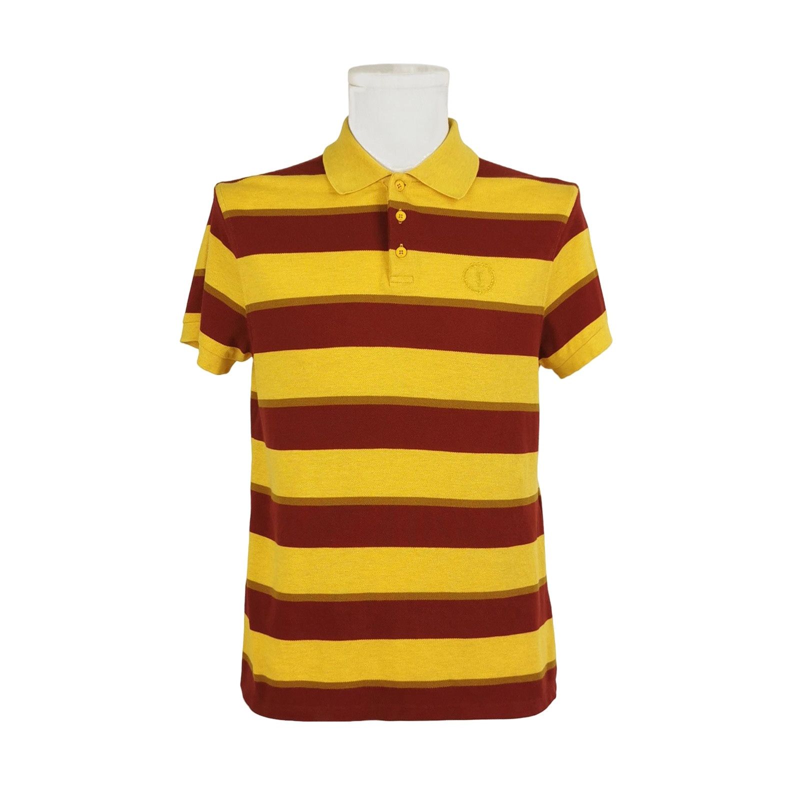 Saint Laurent Paris Saint Laurent Striped Cotton Polo Shirt XS Size US XS / EU 42 / 0 - 1 Thumbnail