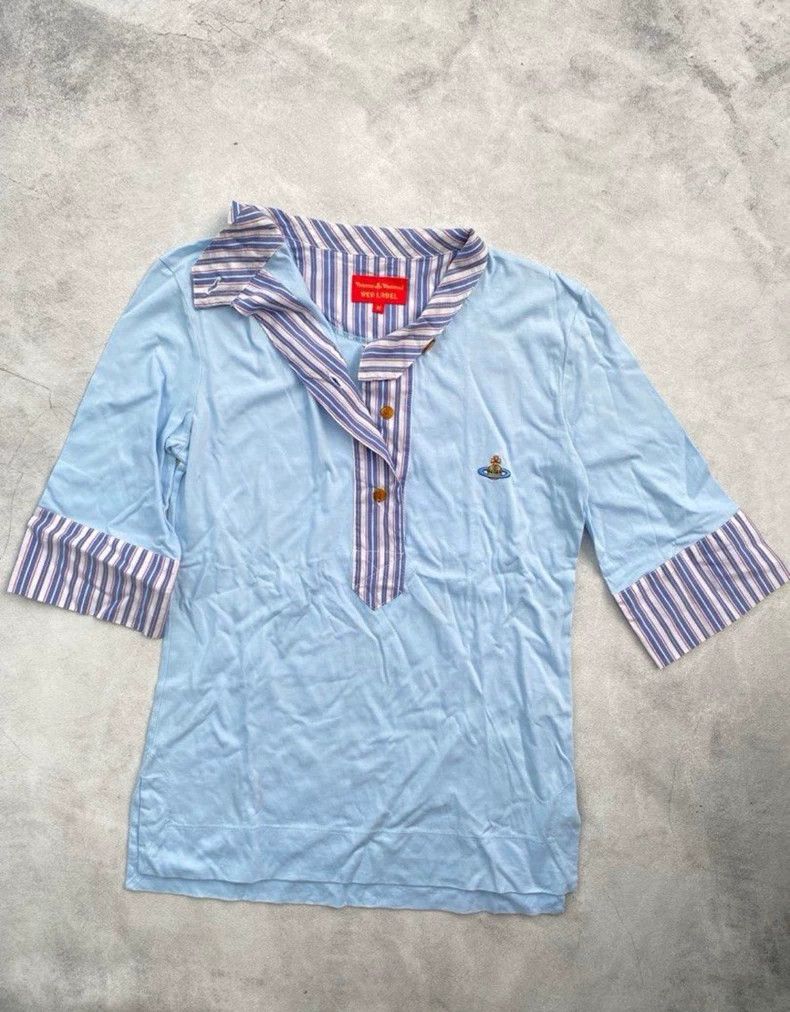 Vivienne Westwood Blue striped t-shirt