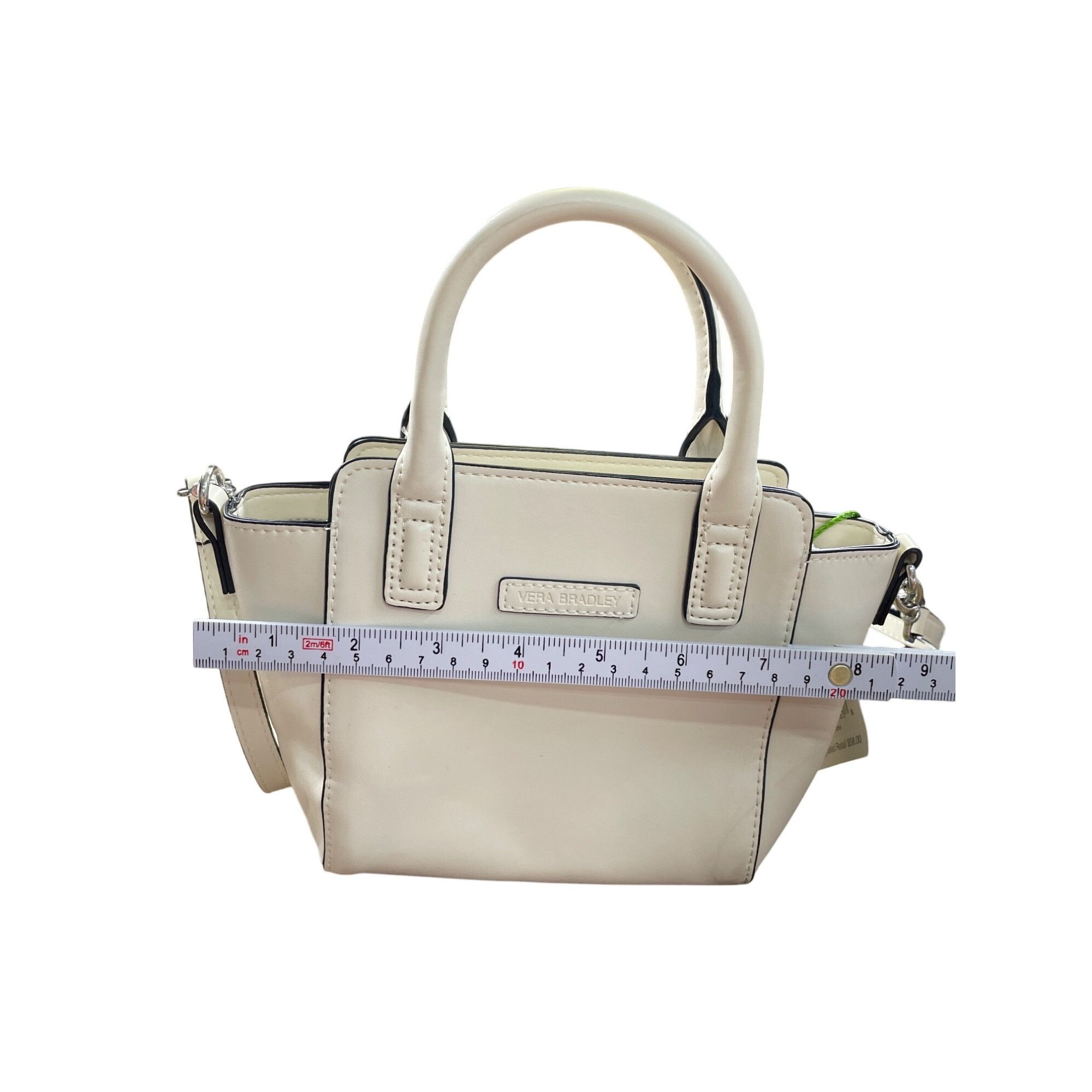 Vera Bradley Vera Bradley Mini off white Faux Leather Satchel With Adjust Size ONE SIZE - 5 Thumbnail