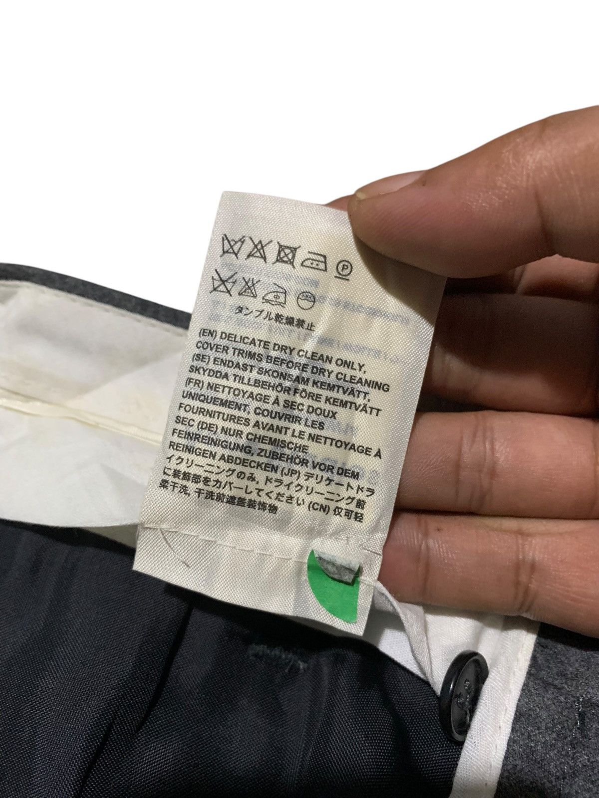 AW14 Acne studios x 10 corsocomo DRIFTER T FLAN WOOL TROUSER