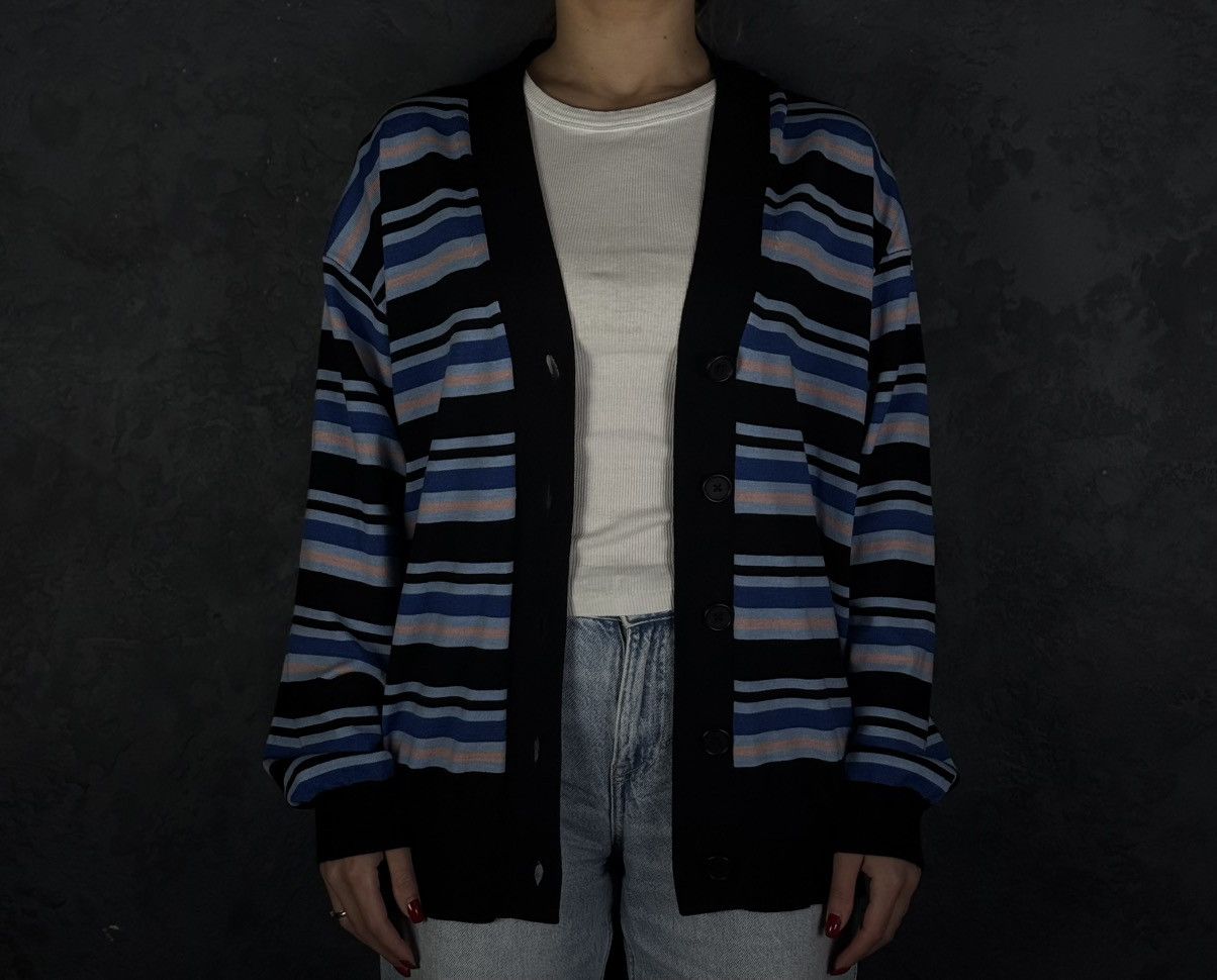 Marni × Uniqlo MARNI X Uniqlo Wool Striped Cardigan Sweater Men’s Size M Size M / US 6-8 / IT 42-44 - 3 Thumbnail