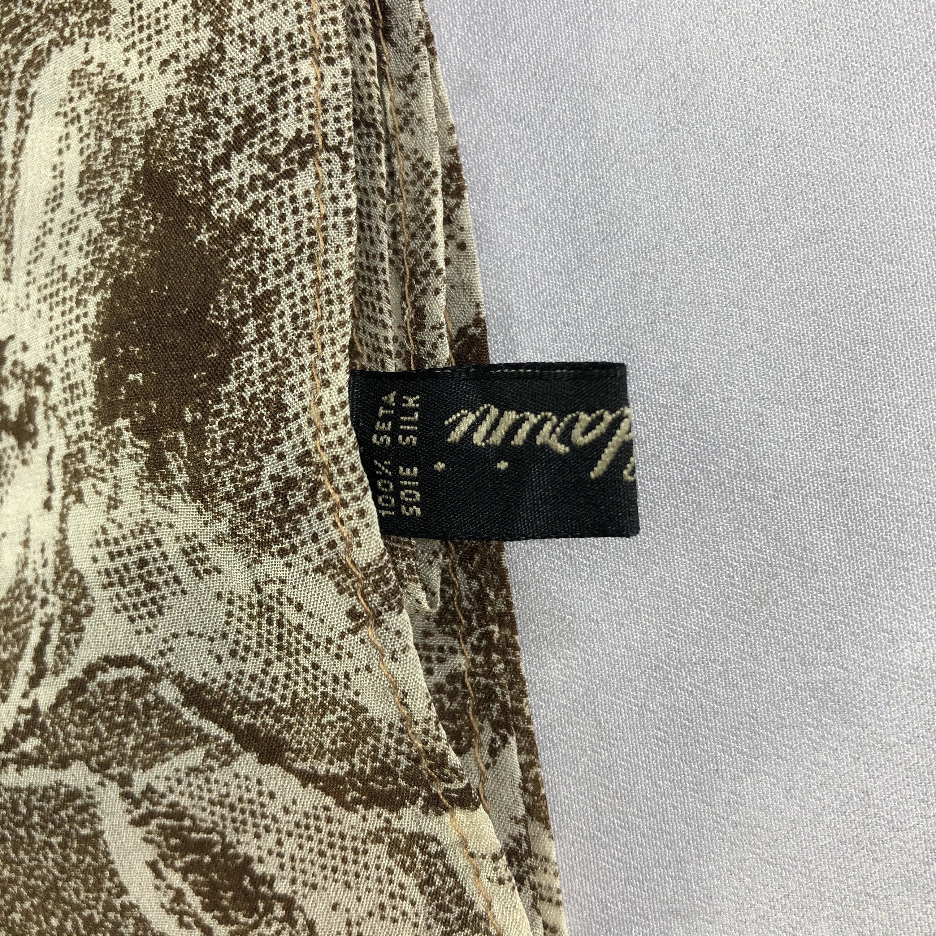 Vintage Vintage Silk Scarf Size ONE SIZE - 9 Thumbnail