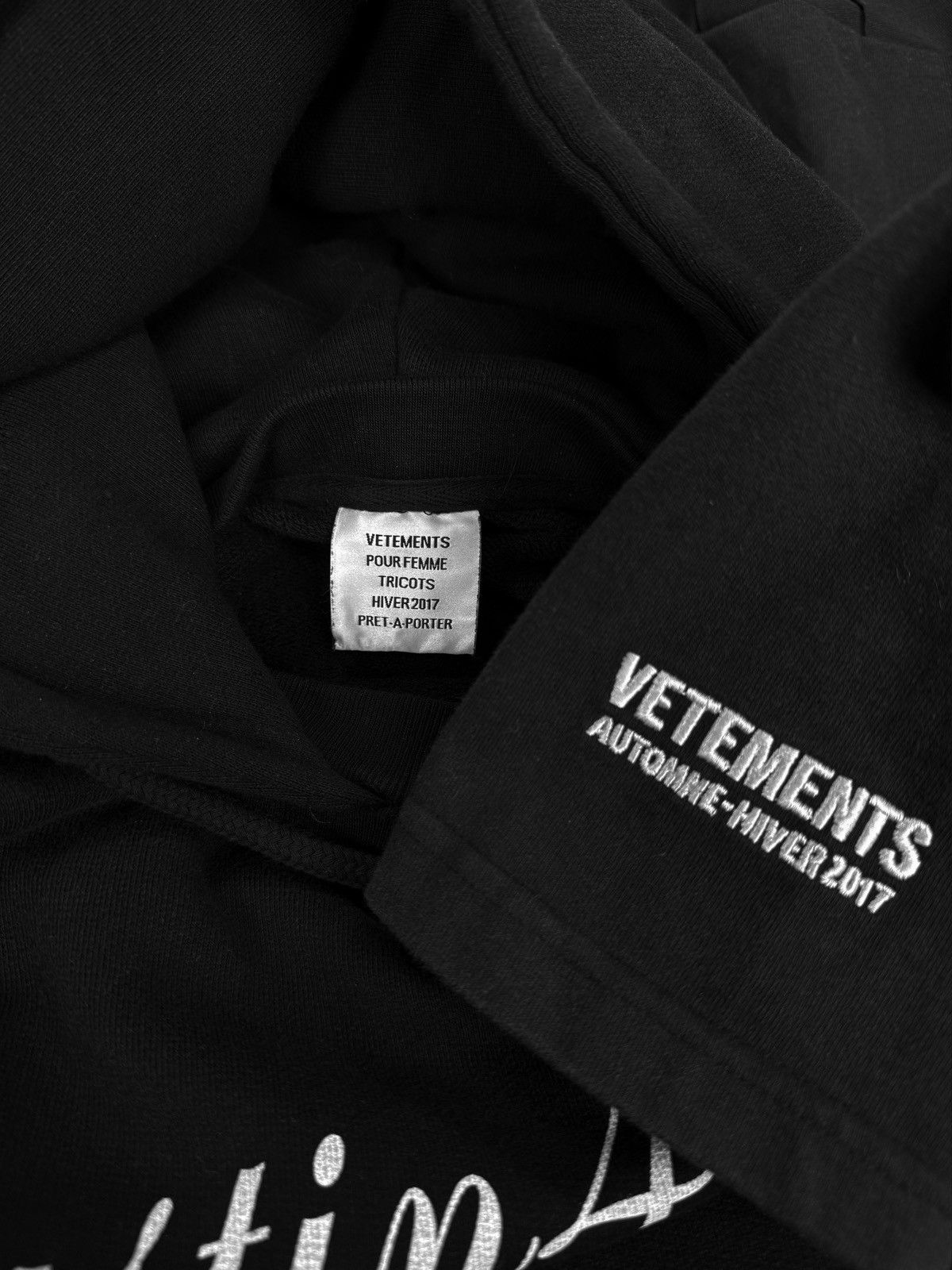Vetements AW16 Vetements ‘11 in Gun Club’ Layered Skirt Chain Hoodie Size US S / EU 44-46 / 1 - 5 Thumbnail