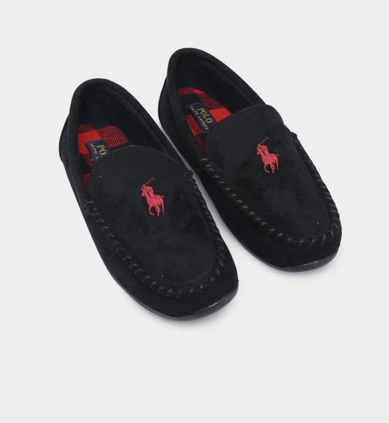 Polo Ralph Lauren Polo Ralph Lauren Buffalo Check Declan Slippers Black ( 7 ) Size US 7 / EU 40 - 1 Thumbnail