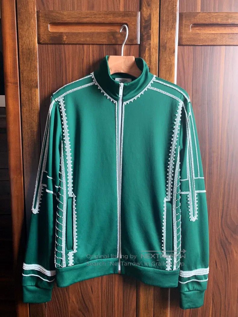 Valentino Valentino Beaded embroidered tracksuit jacket Size S / US 4 / IT 40 - 2 Thumbnail
