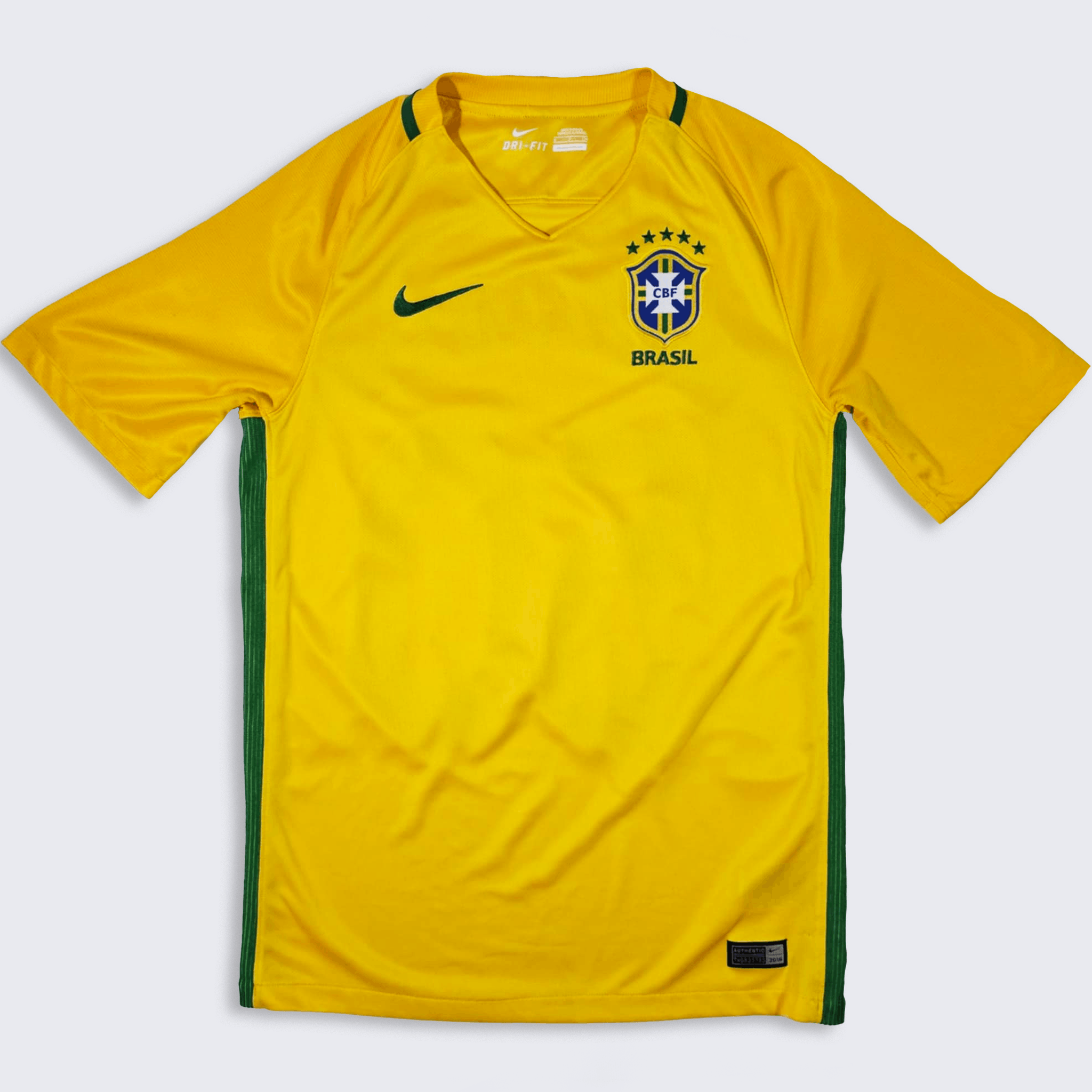 Nike Brazil Brasil Nike Mohammed Soccer Jersey Size US S / EU 44-46 / 1 - 1 Thumbnail