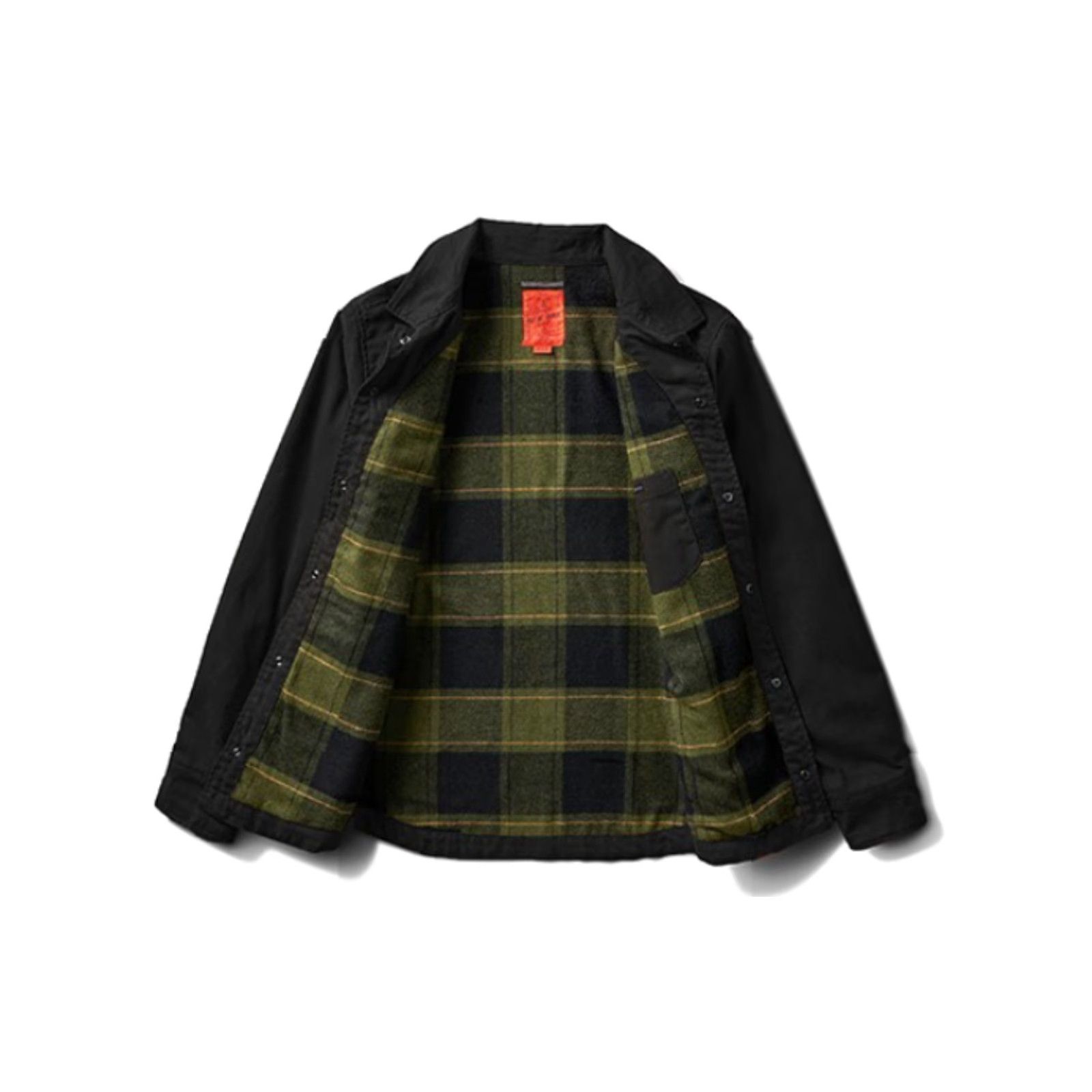Roark Roark X Wrangler Out of Range Waxed Cotton Maverick Chore Jacket XL Black Mens Jacket Size US XL / EU 56 / 4 - 6 Thumbnail