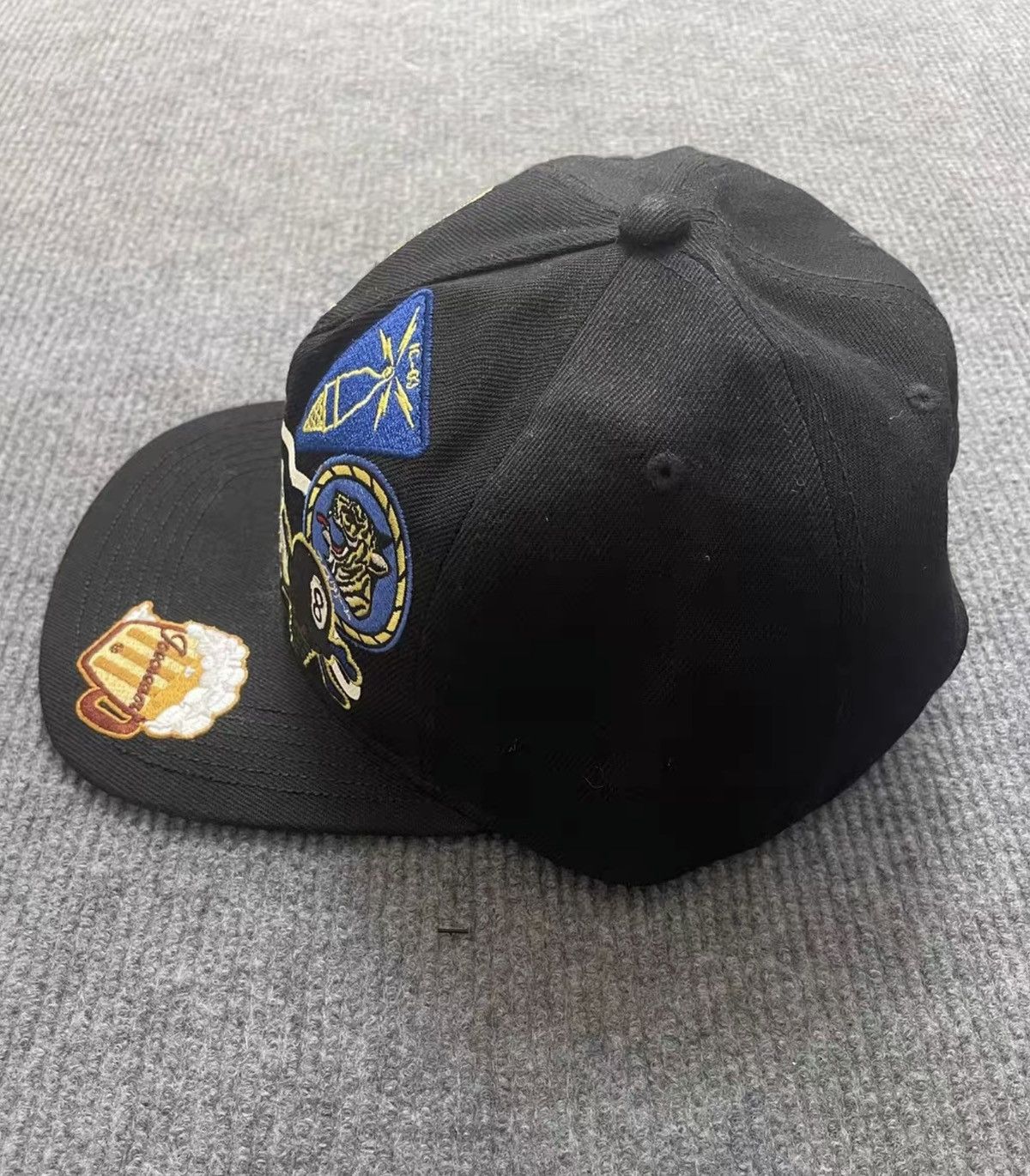 Billionaire Boys Club BBC Embroidered Flat-Brim Baseball Cap / Sun Hat Size ONE SIZE - 4 Thumbnail