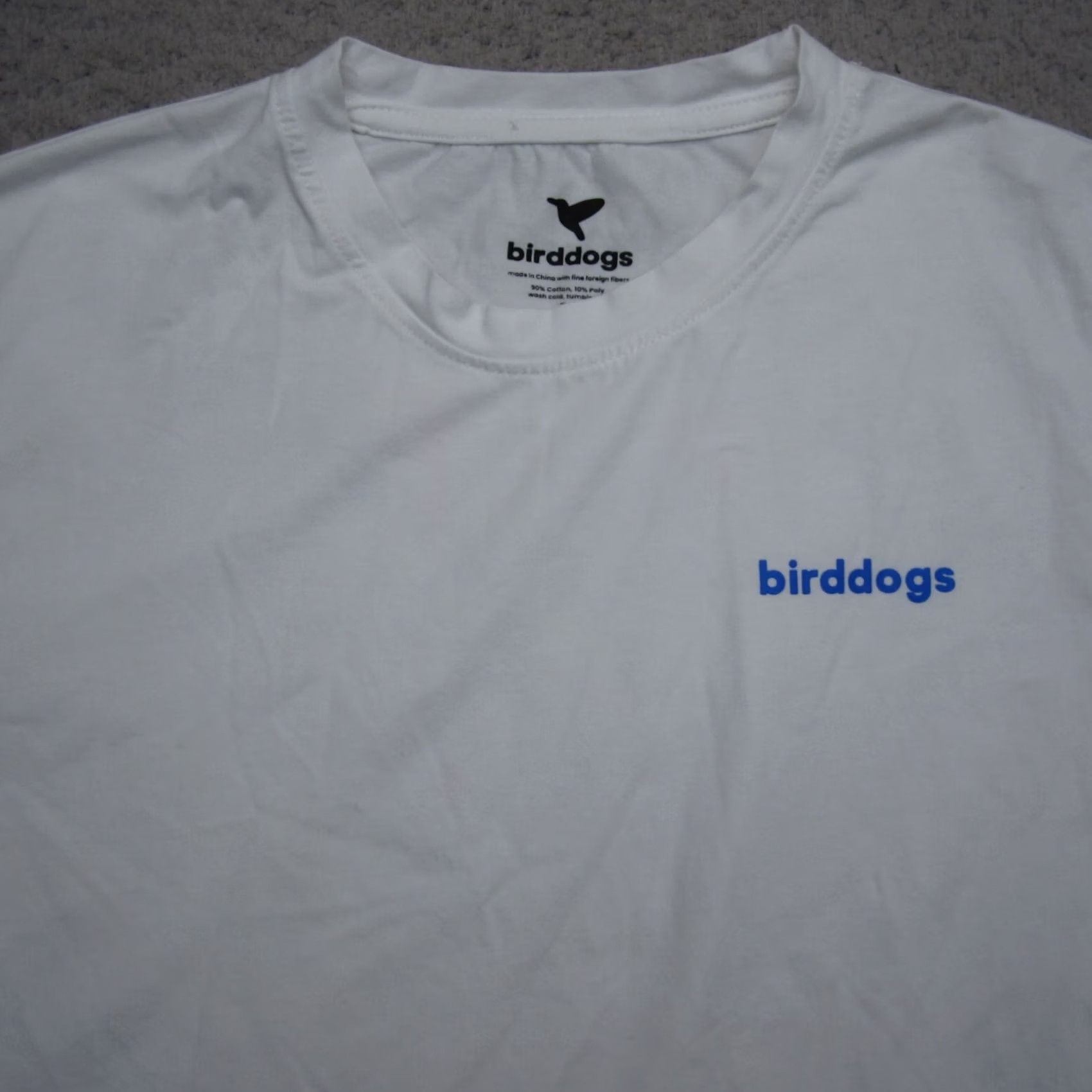 Vintage Birddogs Shirt Mens Large White Cotton Tee Casual Lightweight 90s Shirt Mens Regular Size US L / EU 52-54 / 3 - 5 Thumbnail