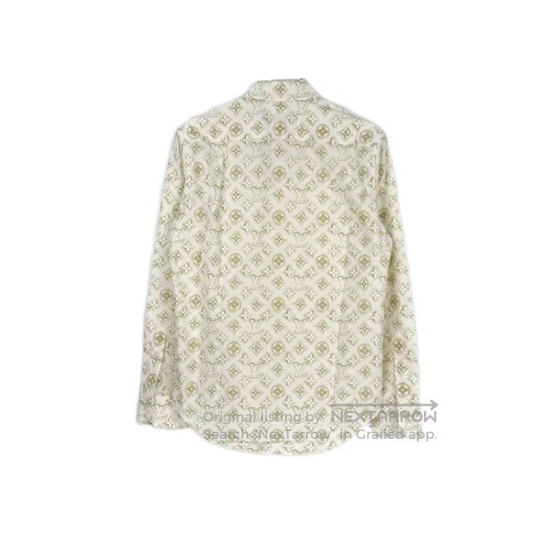 Louis Vuitton Louis Vuitton Beige spray-painted presbyopic full print sh Size US S / EU 44-46 / 1 - 2 Thumbnail