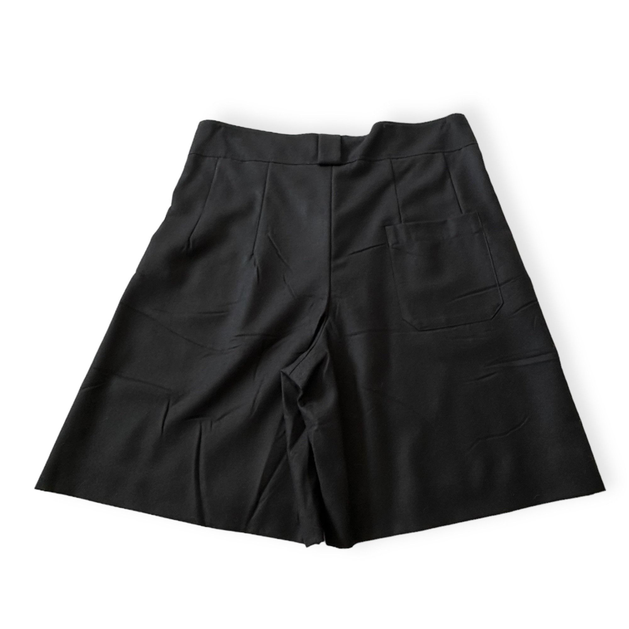 Miu Miu Miu Miu FW2006 Black Wool Culottes Skirt Shorts IT46 Runway Size 32" / US 10 / IT 46 - 6 Thumbnail