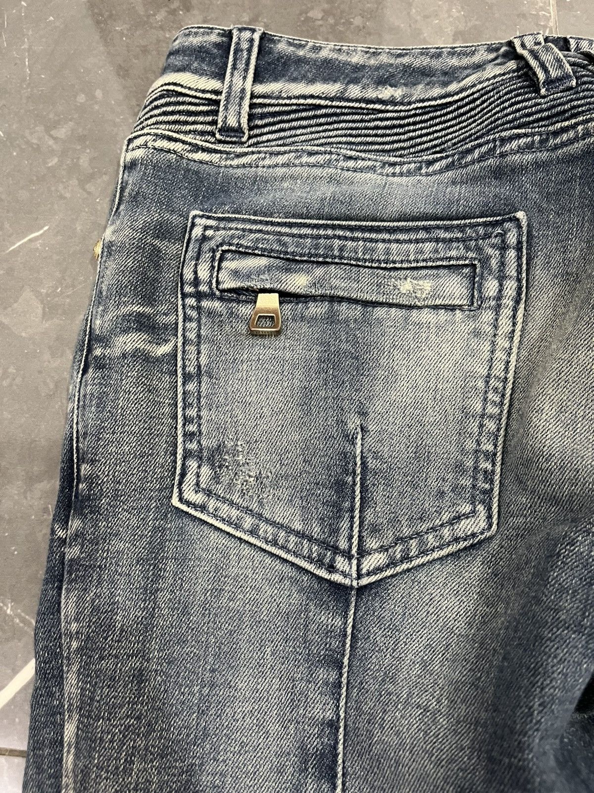 Balmain 🖤BLACKFRIDAY🖤Balmain moto biker jeans Size 30" / US 8 / IT 44 - 10 Thumbnail