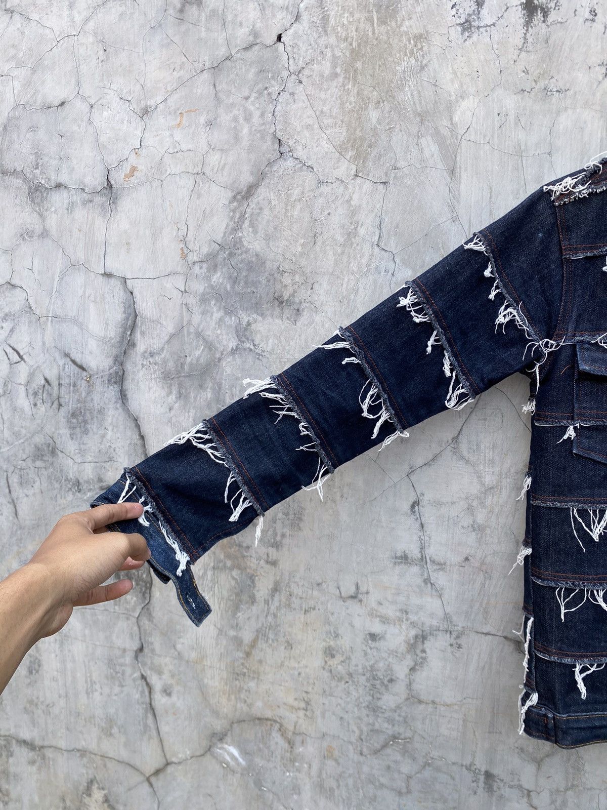 Japanese Brand Handmade Hagi Denim Size S / US 4 / IT 40 - 3 Thumbnail
