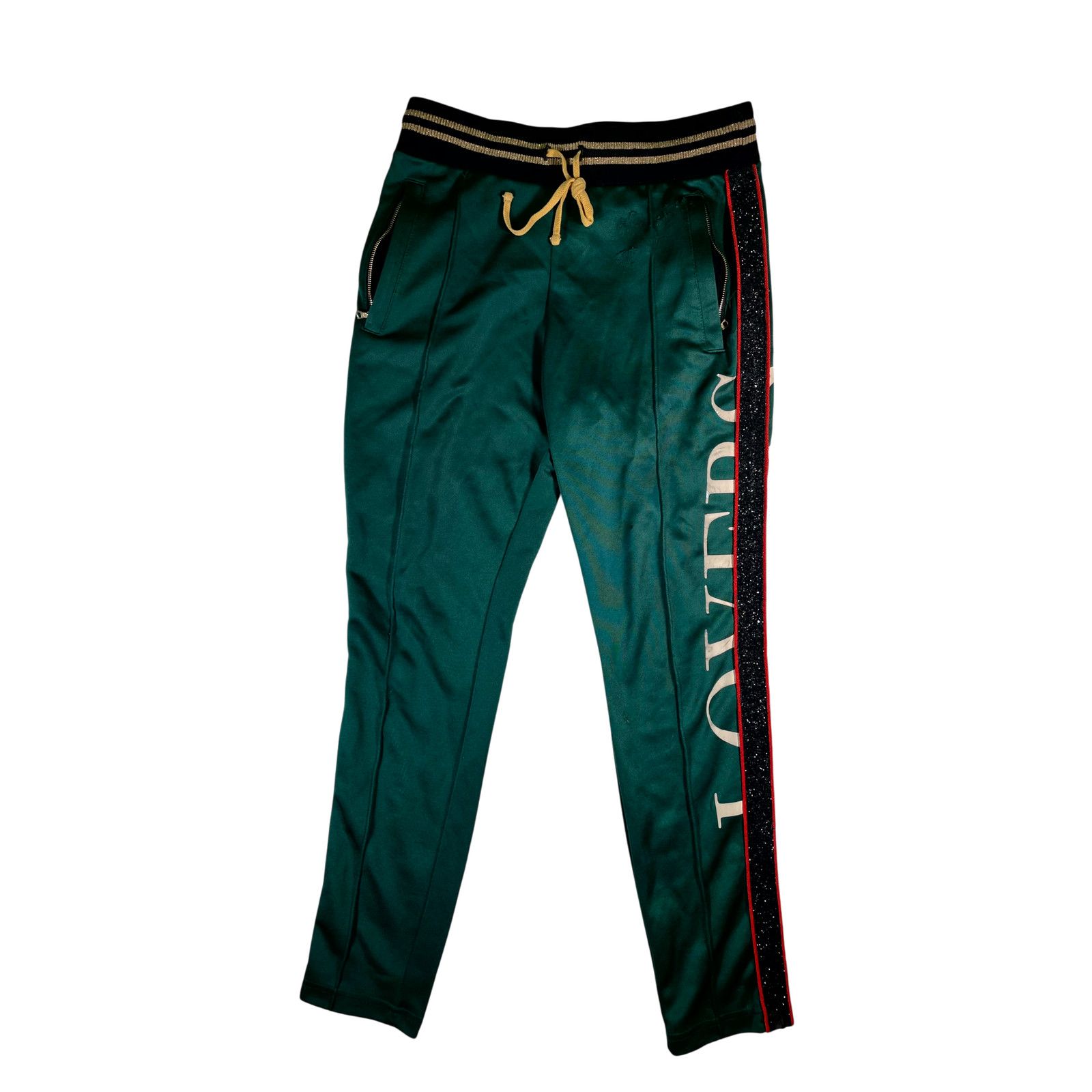Amiri Amiri Crystal Green, Black & Red Sweats Size US 32 / EU 48 - 1 Thumbnail
