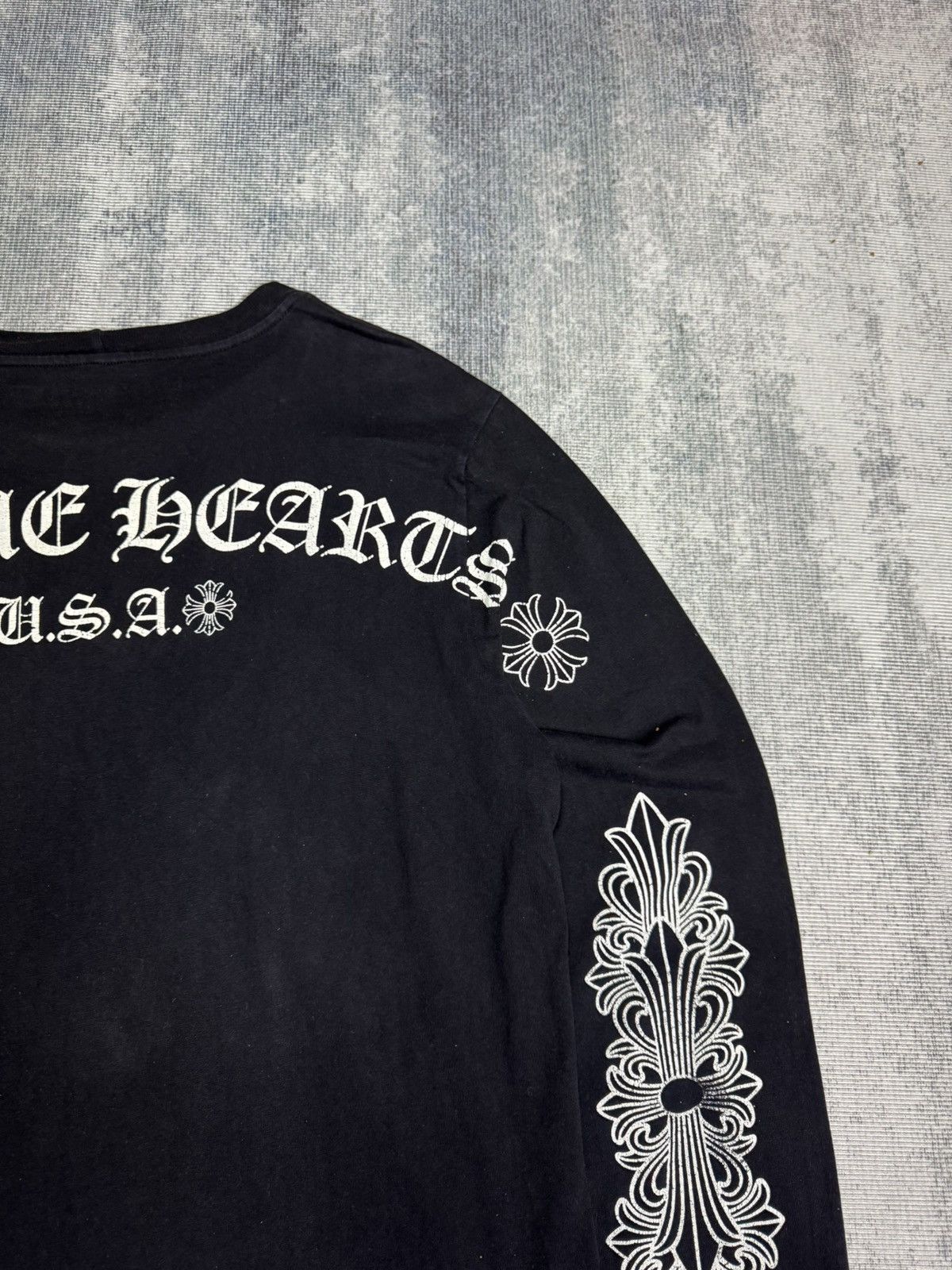 Chrome Hearts RARE! VIRGIL CHROME FLORAL LONG SLEEVES Size US XL / EU 56 / 4 - 4 Thumbnail