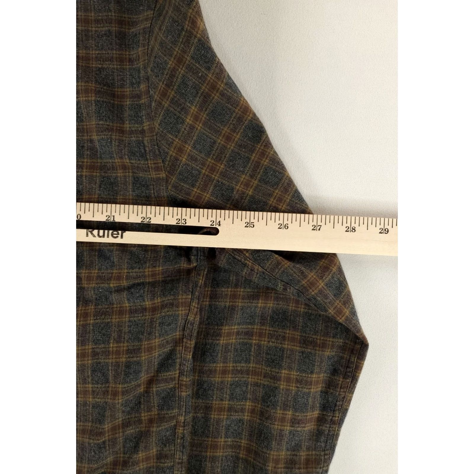 Billy Reid Billy Reid Shirt Button Down Gray Plaid Made Italy XL Mens Standard Fit Size US XL / EU 56 / 4 - 5 Thumbnail