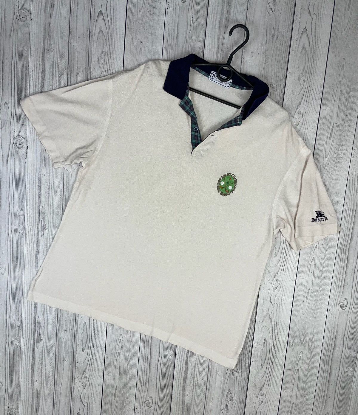 Burberry Vintage Burberry Golf polo rare size Xl Size US XL / EU 56 / 4 - 1 Thumbnail