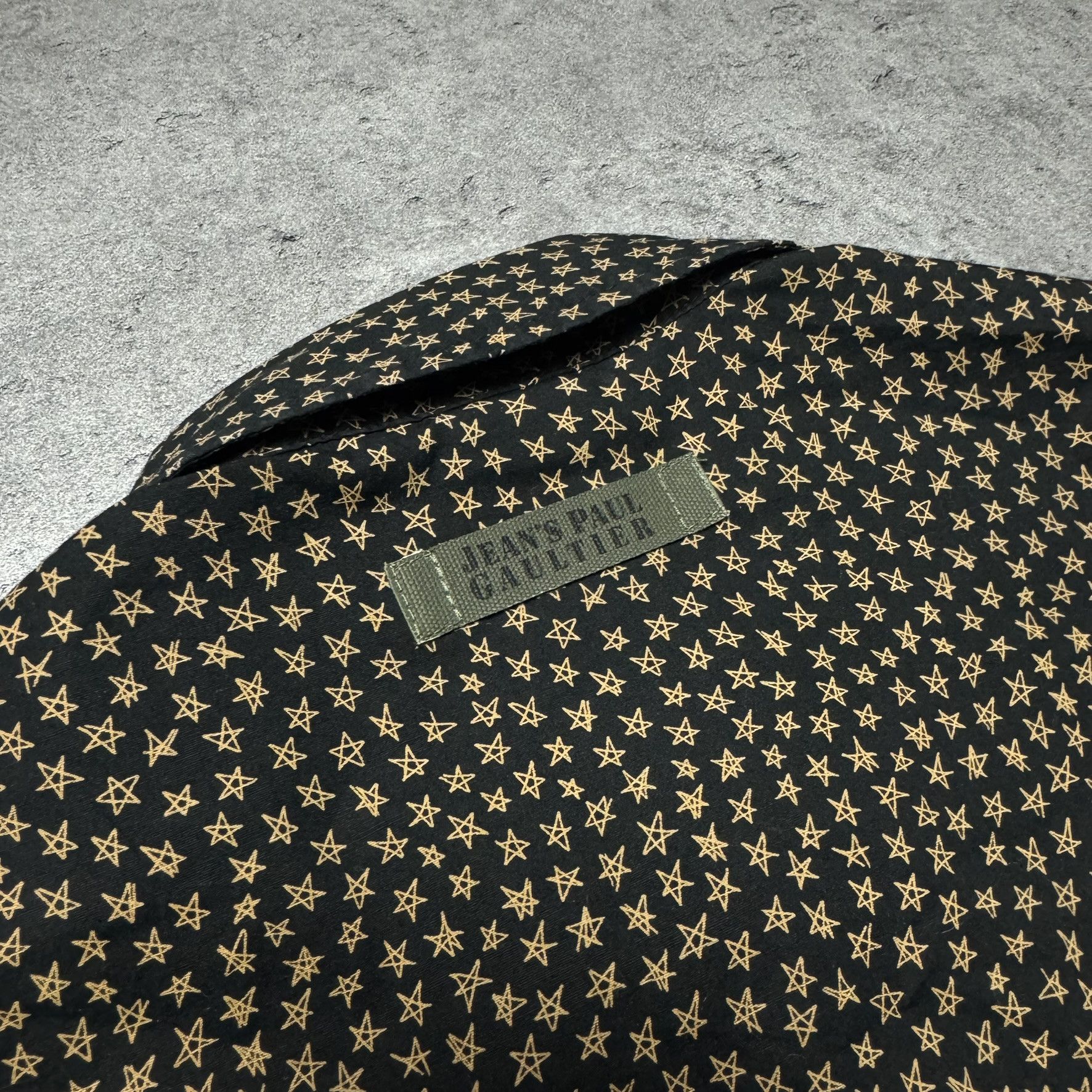 Jean Paul Gaultier Rare Vintage Jean-Paul Gaultier Shirt black with stars Size US L / EU 52-54 / 3 - 11 Thumbnail