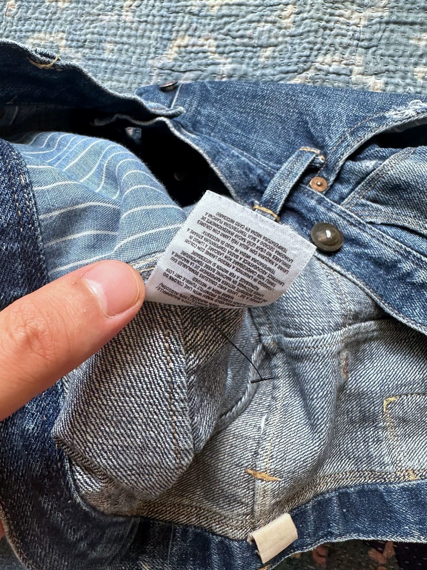 RRL Ralph Lauren RRL Vintage Distressed Jeans 36x34 Beggy Fit Size US 36 / EU 52 - 8 Thumbnail