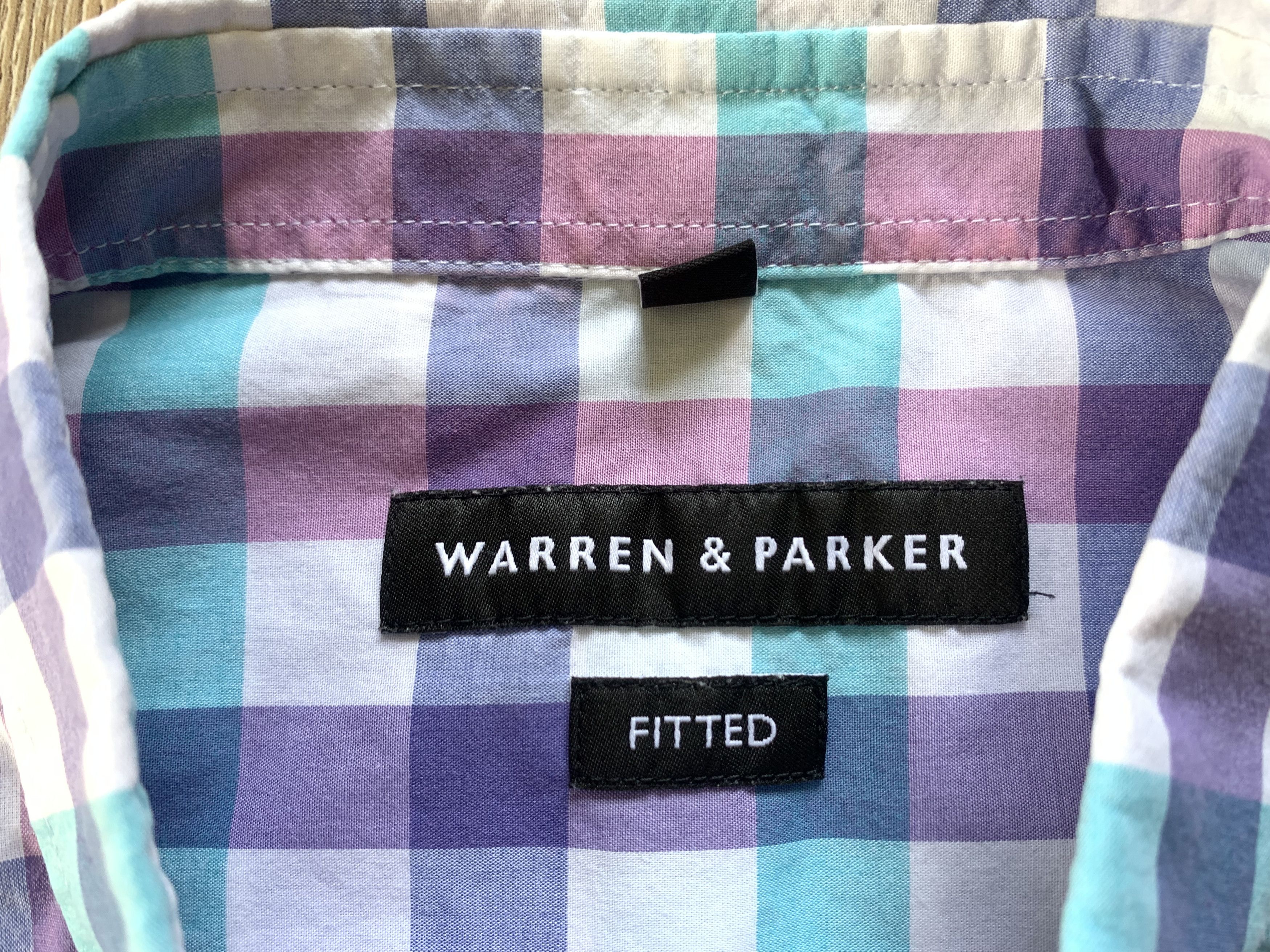 Other Warren & Parker Mens Plaid Cotton Shirt Size US M / EU 48-50 / 2 - 5 Thumbnail