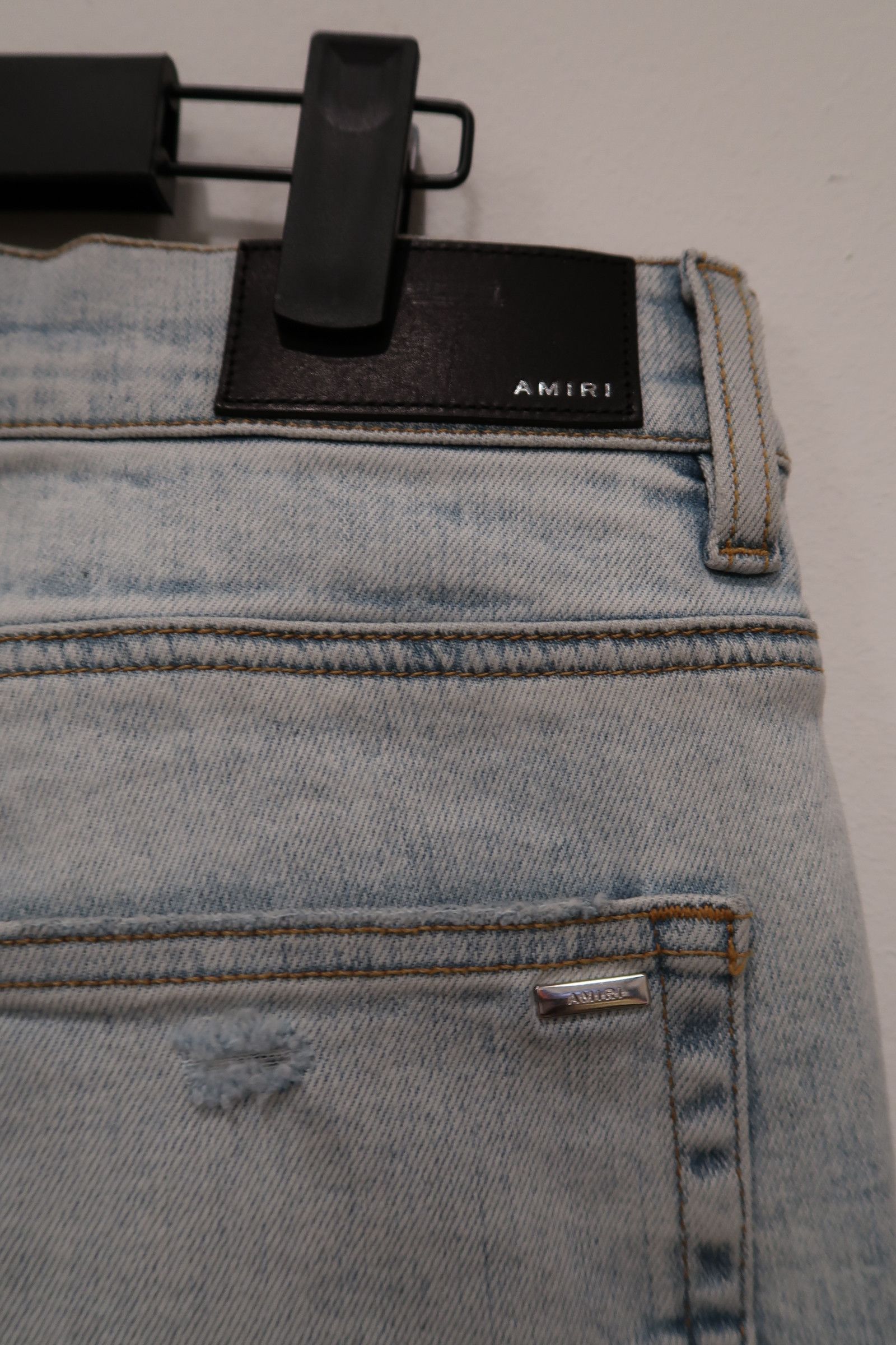 Amiri Amiri Grateful Dead Embroidery Jeans Size US 33 - 14 Thumbnail