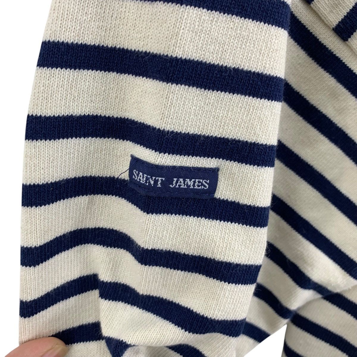 Saint James Vintage SAINT JAMES TRICOTS Made In France Striped Tee Shirt Size M / US 6-8 / IT 42-44 - 6 Thumbnail