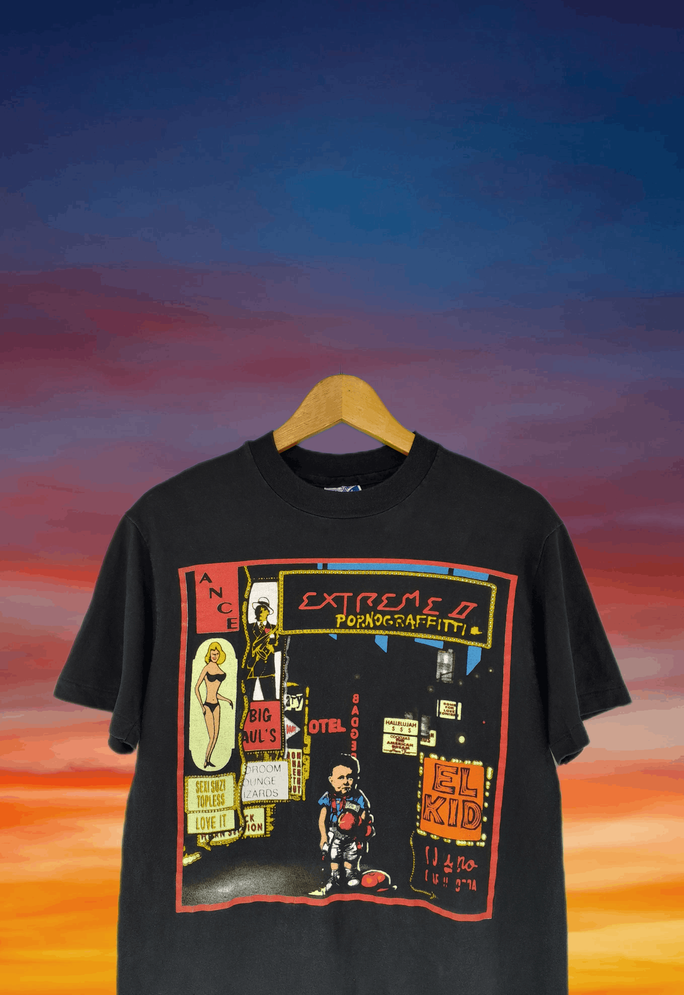 Band Tees Vintage 90s Extreme band Pornograffitti album promo t-shirt Size US M / EU 48-50 / 2 - 3 Thumbnail