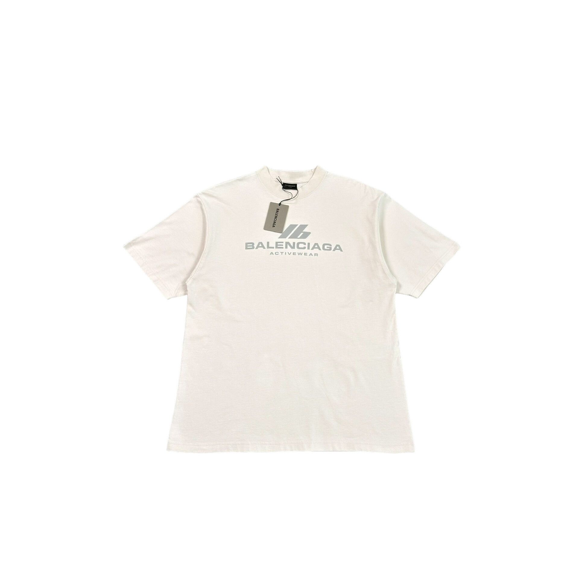 Balenciaga Balenciaga Reflective Activewear Logo T-Shirt S Size US S / EU 44-46 / 1 - 1 Thumbnail