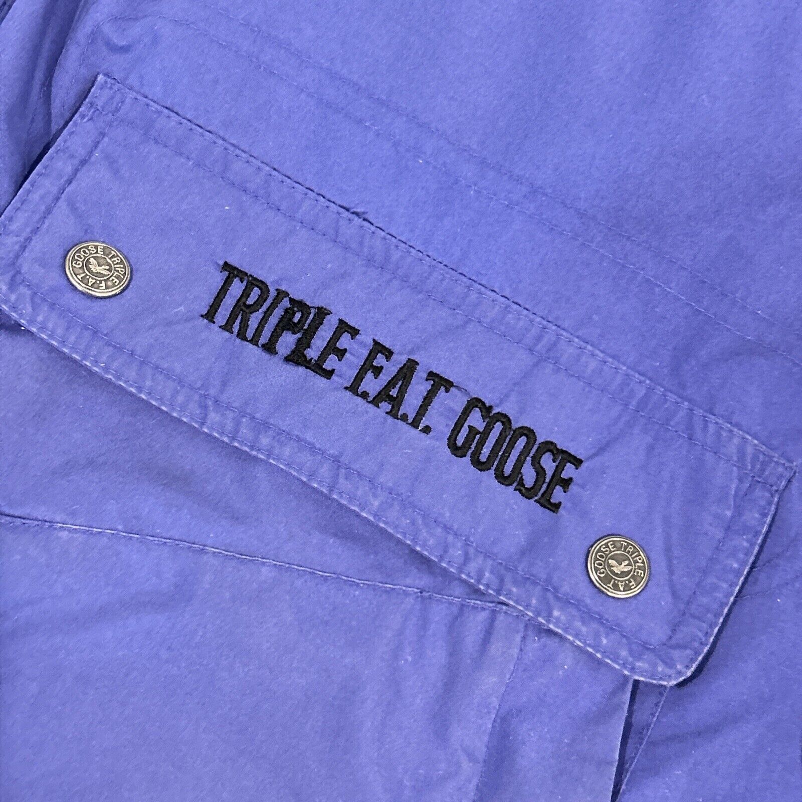 Triple F.A.T. Goose 90s Triple Fat Goose Down Puffer Hoodie Mens Large Chest 27 Size US L / EU 52-54 / 3 - 3 Thumbnail
