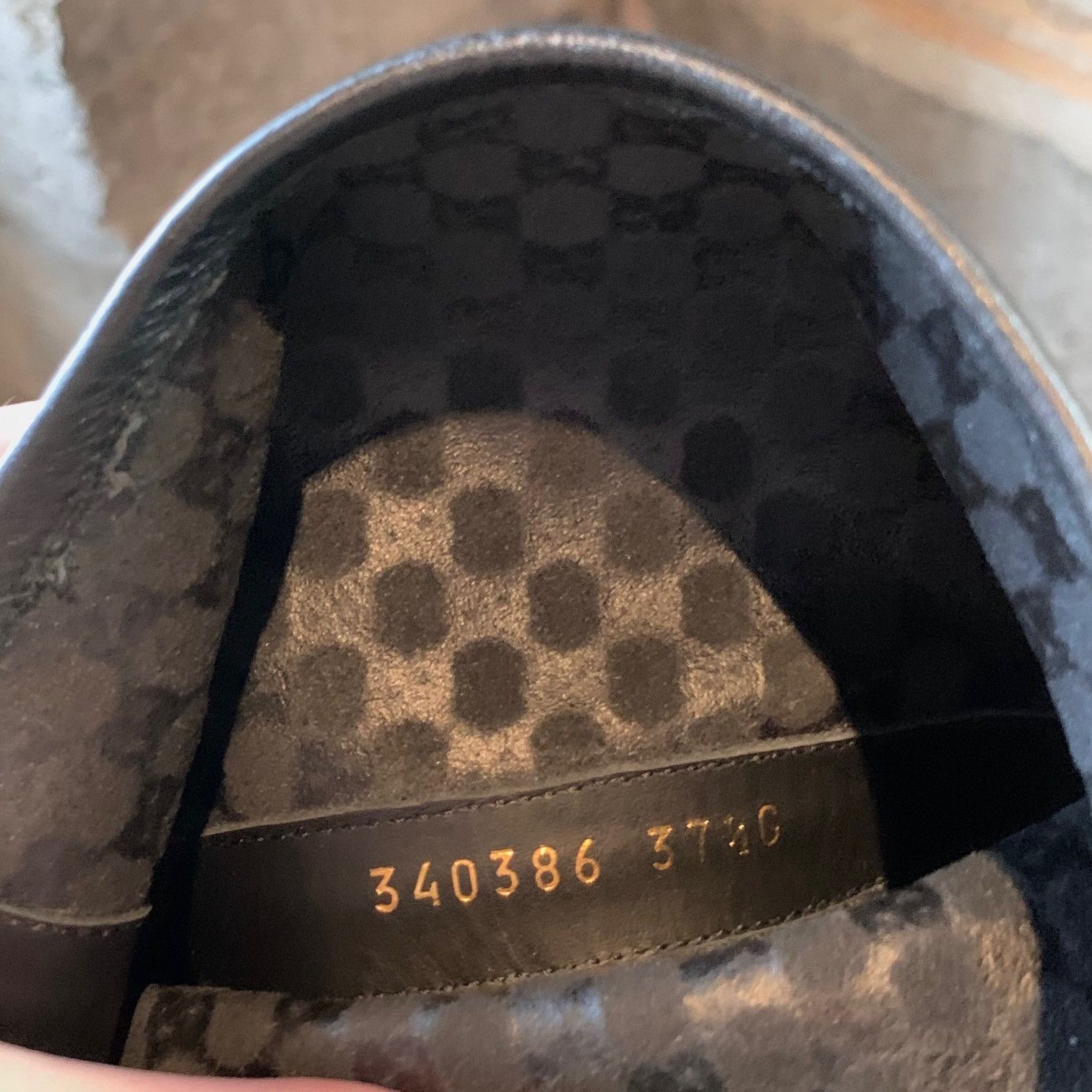 Gucci Gucci Black Leather Microguccissima Pull-on Boots Size US 7.5 / IT 37.5 - 10 Thumbnail