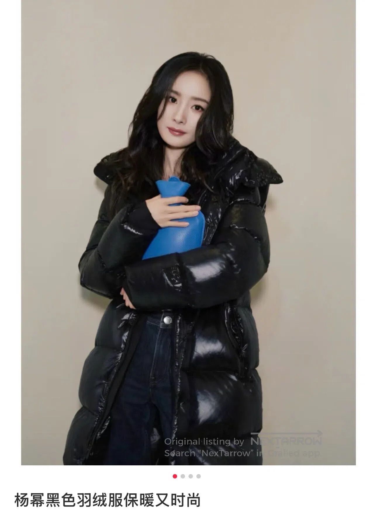 Moncler Moncler Black Glossy Waterproof Zip-Up Hooded Logo Long Do Size US XL / EU 56 / 4 - 9 Thumbnail