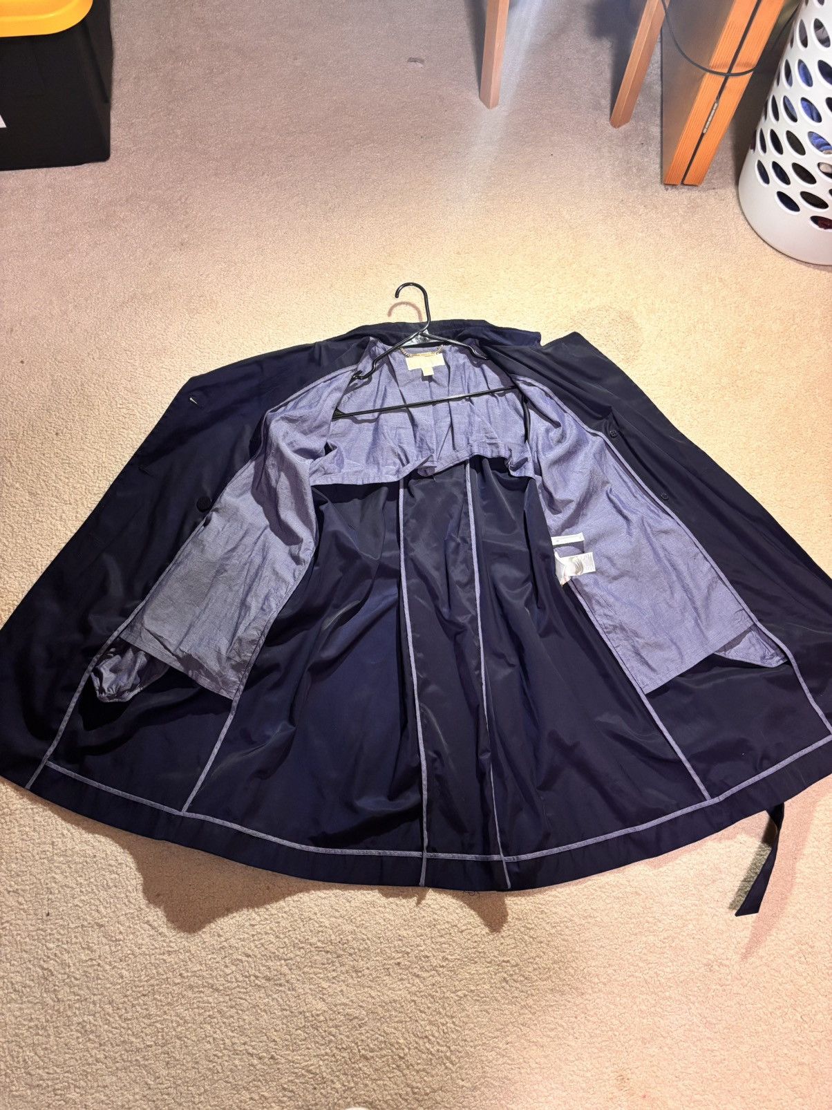 Designer × Michael Kors MICHAEL Michael Kors Trench Coat Black Size Large Jacket Size US L / EU 52-54 / 3 - 4 Thumbnail