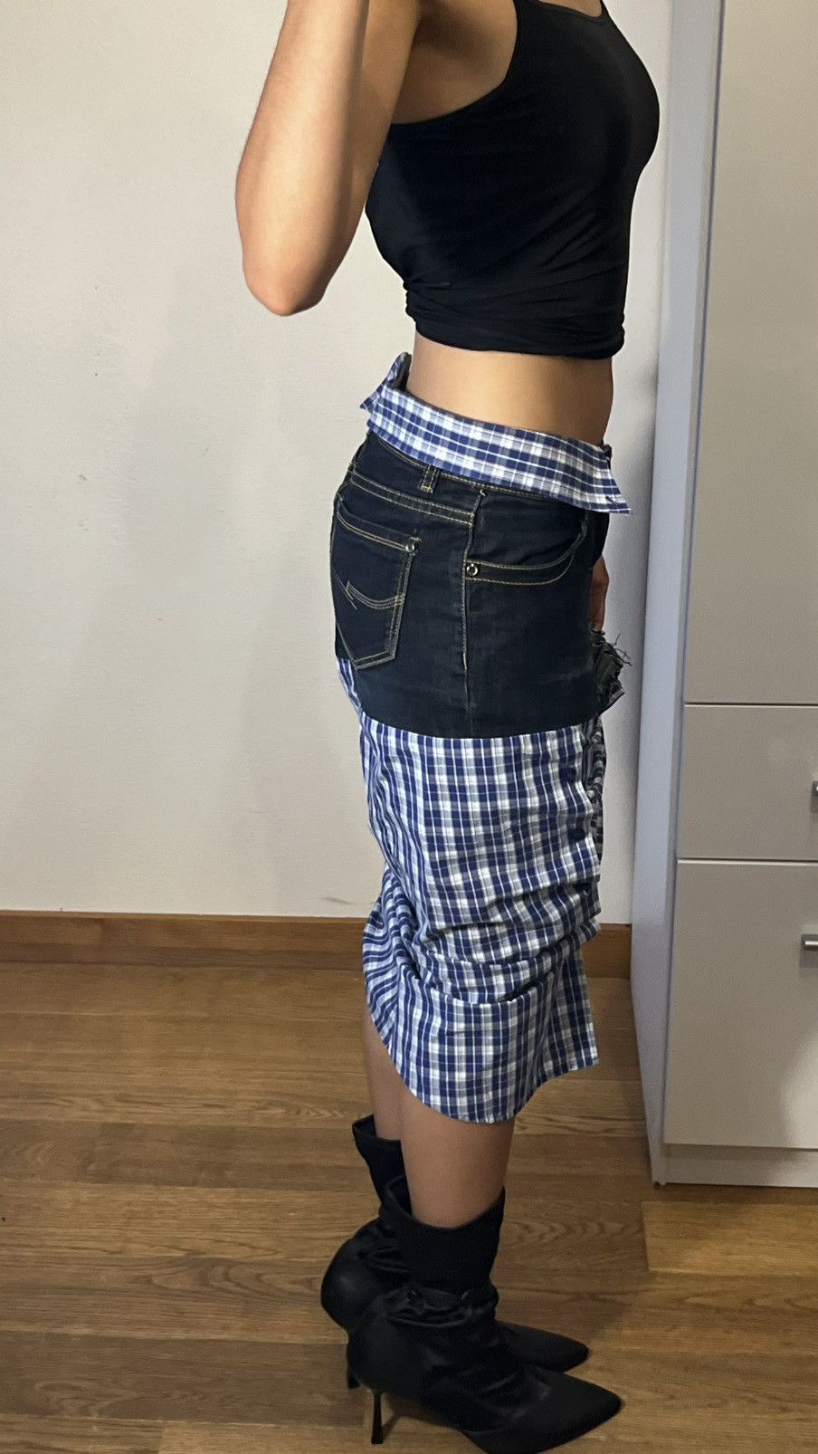 Miu Miu Custommade skirt | mini skirt | mini rock Size 24" / US 00 / IT 34 - 4 Thumbnail