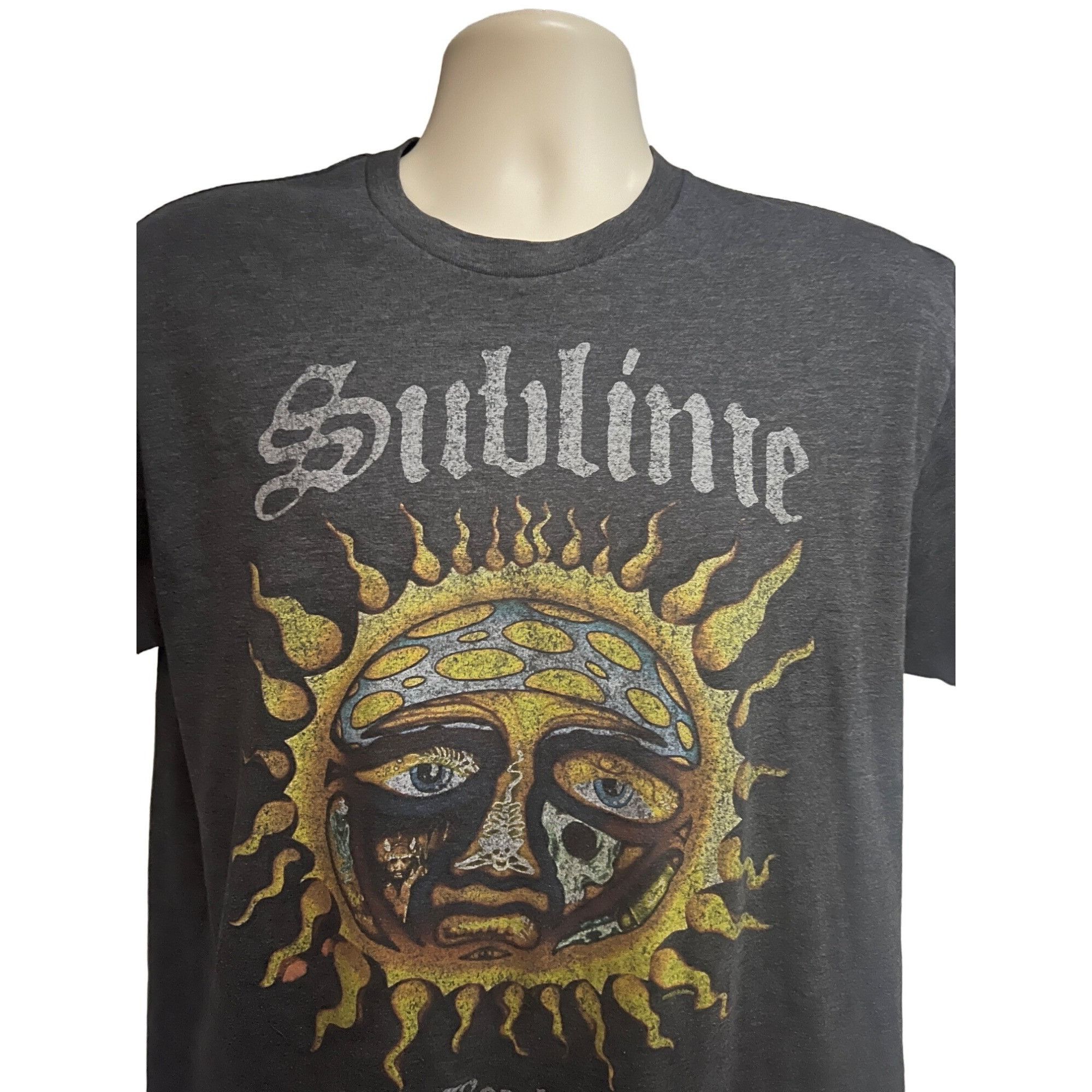 Sublime Sublime Long Beach Rock Band Music Gray Sun Graphic T-Shirt Size US S / EU 44-46 / 1 - 4 Thumbnail