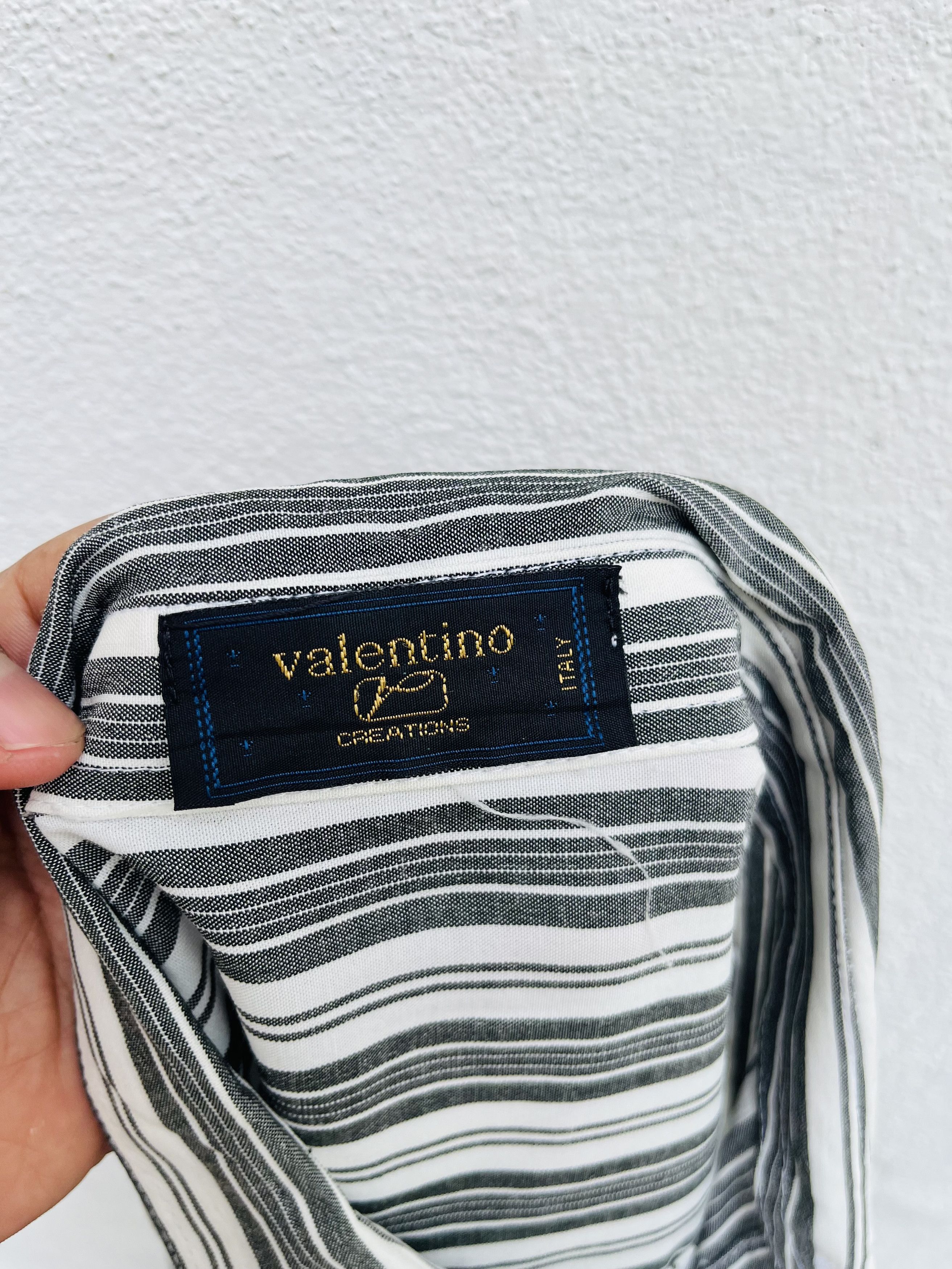 Valentino × Vintage Vintage Valentino Striped Japanese Designer Fashion Style Size US L / EU 52-54 / 3 - 7 Thumbnail