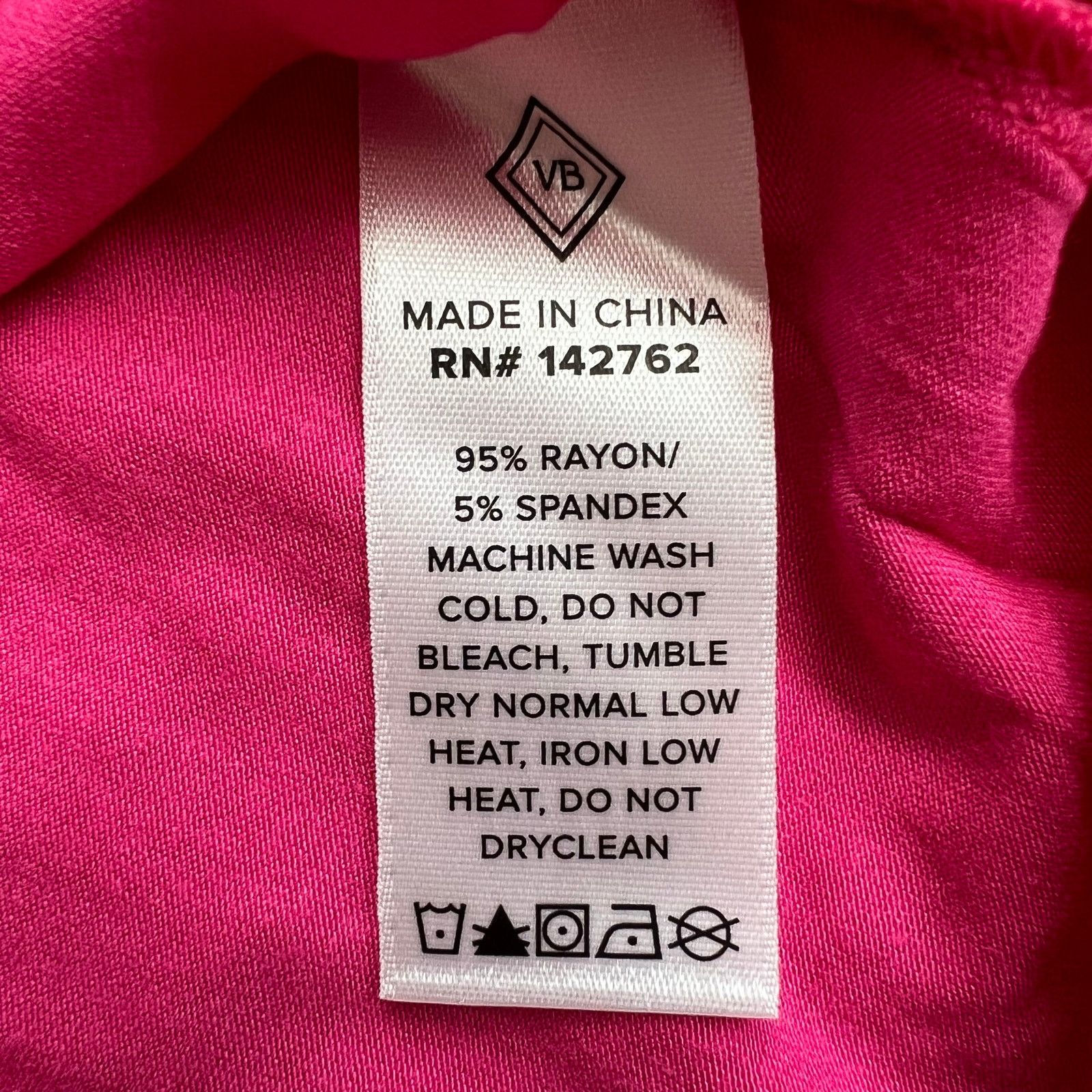 Vera Bradley VERA BRADLEY Pink Cashmere Cadence Essential Tee w/ Tags, S Size S / US 4 / IT 40 - 5 Thumbnail