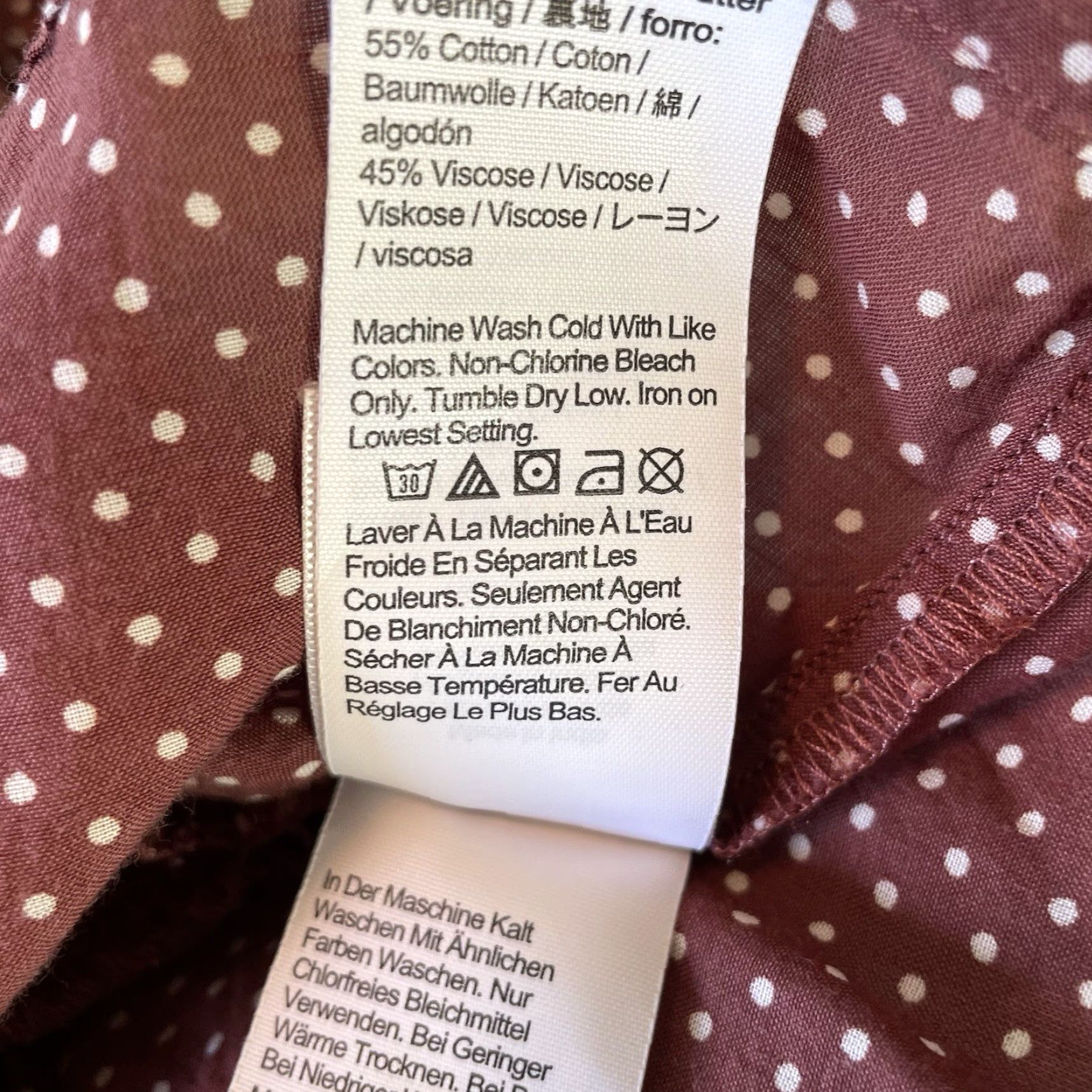 J.Crew J.Crew Women’s M Cropped Top Polka Dot Puff Sleeve Smocked Halter Crewneck Cotton Blend Multicolor Size M / US 6-8 / IT 42-44 - 8 Thumbnail
