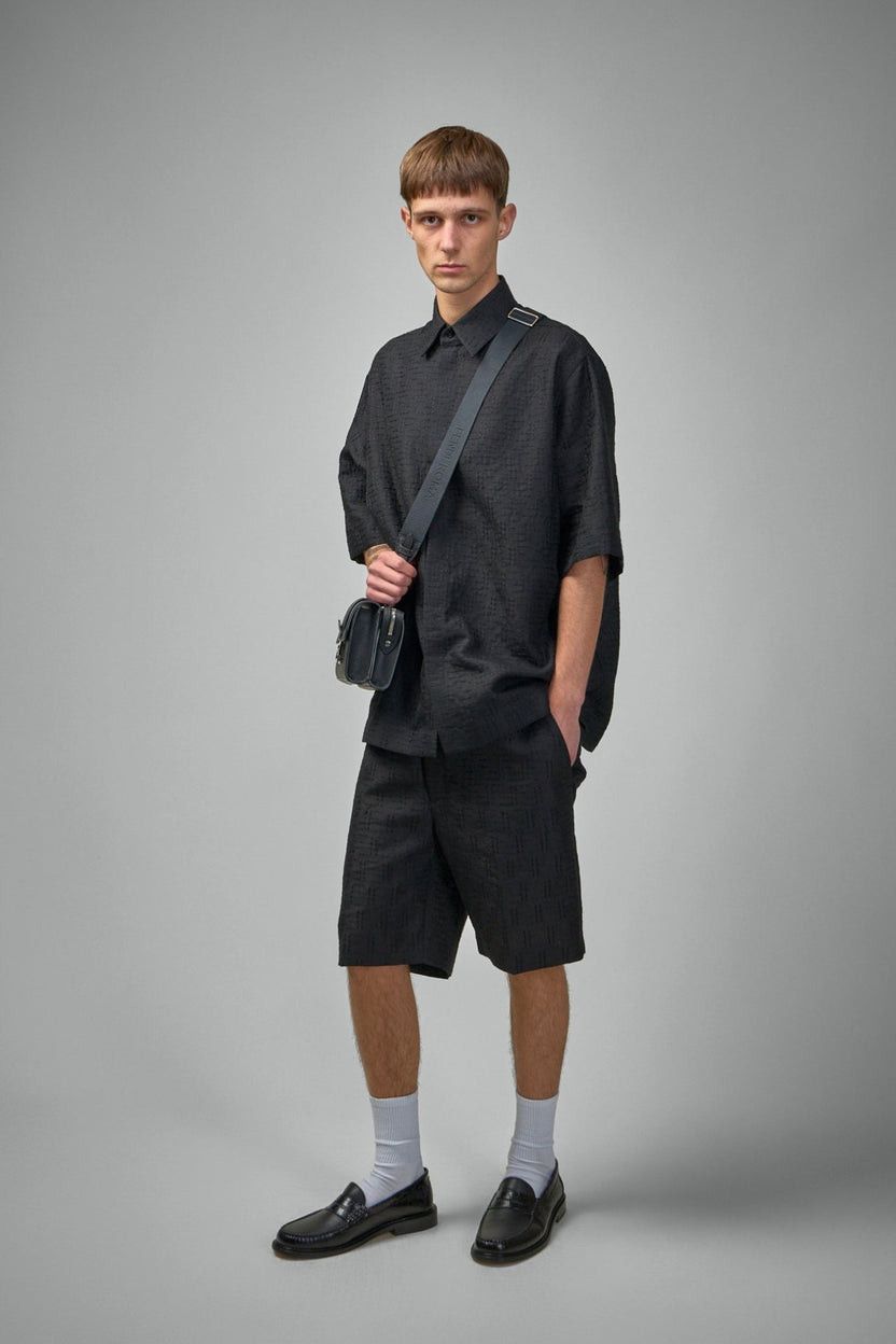 Fendi o1s1wg110126 M Shirt/Wove N Fabric in Black Size US S / EU 44-46 / 1 - 3 Thumbnail