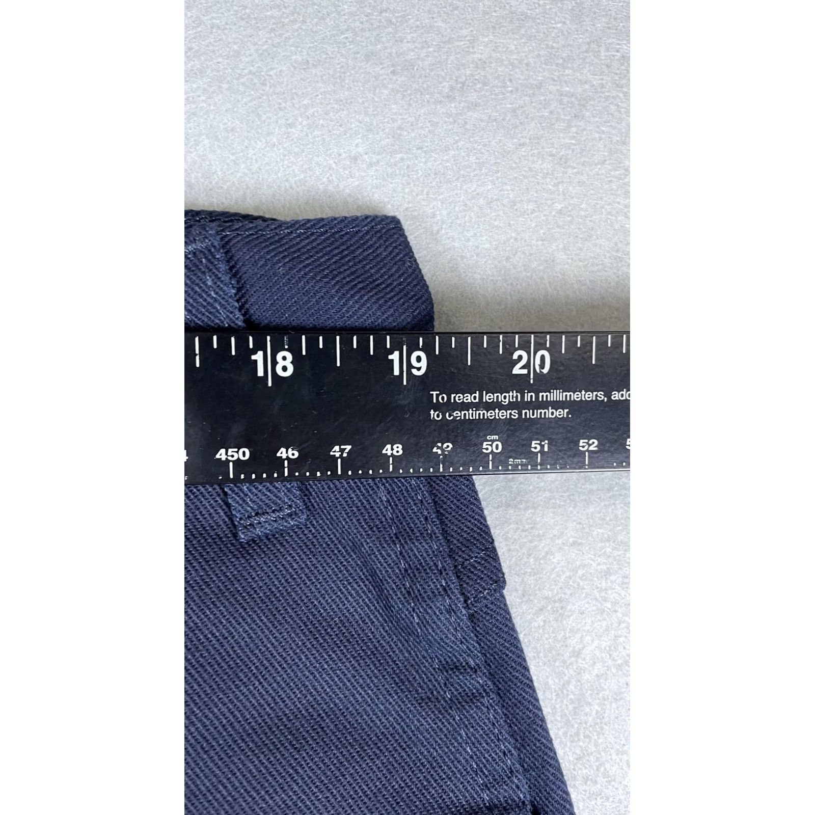 Dickies Dickies Chino Pants Mens 40x38 Blue 6-Pocket Regular Fit Wrinkle Resistant Twill Straight Front Workwear Casual Pants Mens 40 38 Blue Dickies Size US 40 / EU 56 - 6 Thumbnail