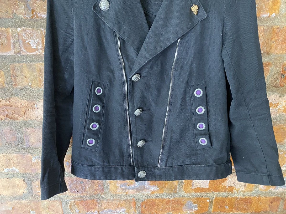 Japanese Brand ALGONQUINS Japan punk and gothic “0” ring Zipper Jacket Size S / US 4 / IT 40 - 4 Thumbnail