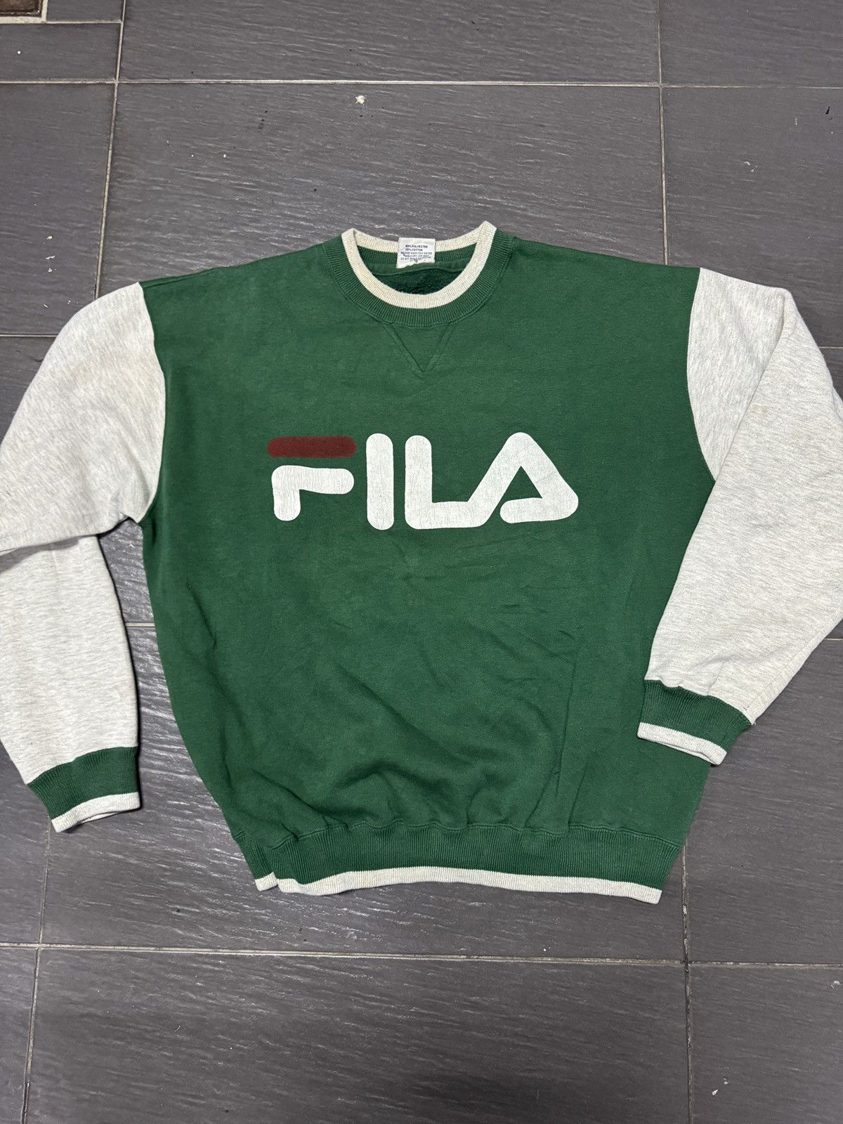 Fila × Vintage Vintage FILA sweatshirt Size US L / EU 52-54 / 3 - 1 Thumbnail