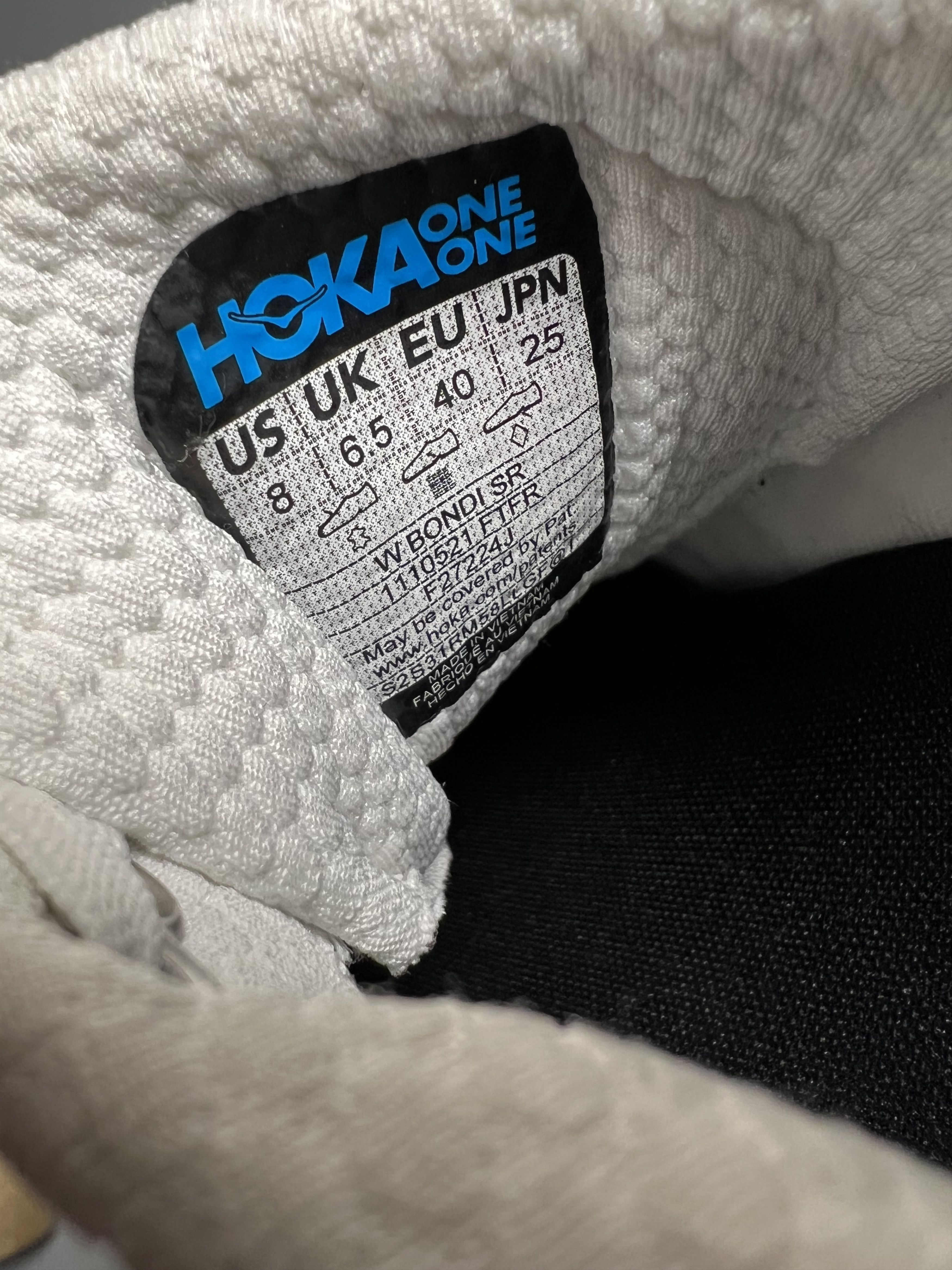 Hoka Hoka Bondi SR 'Frost' Running Shoes Walking Gym Training Size US 8 / IT 38 - 11 Thumbnail