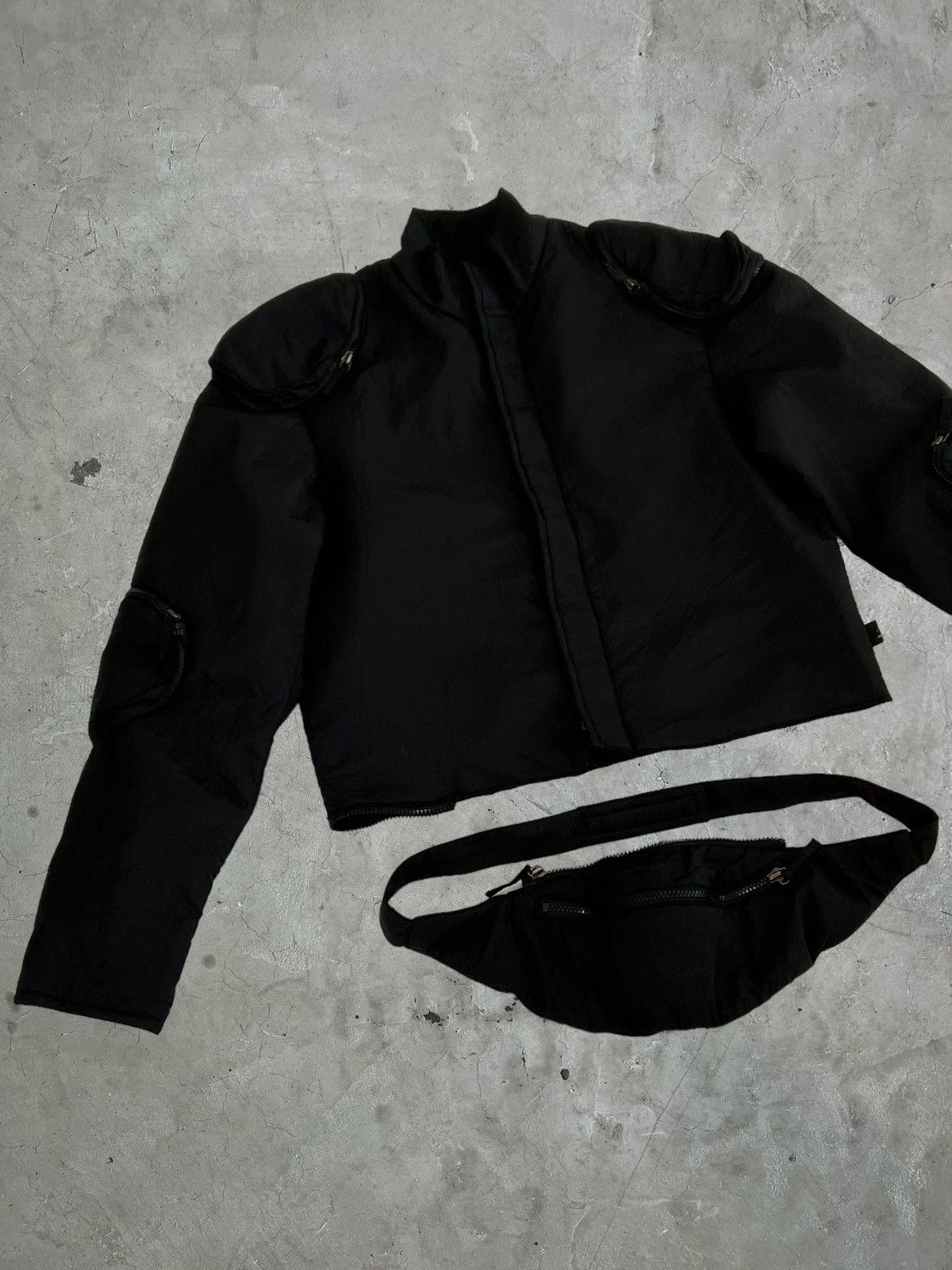 Jean Paul Gaultier SS/03 Jean Paul Gaultier Cyber 3DCargo Moto Jacket Size US M / EU 48-50 / 2 - 4 Thumbnail