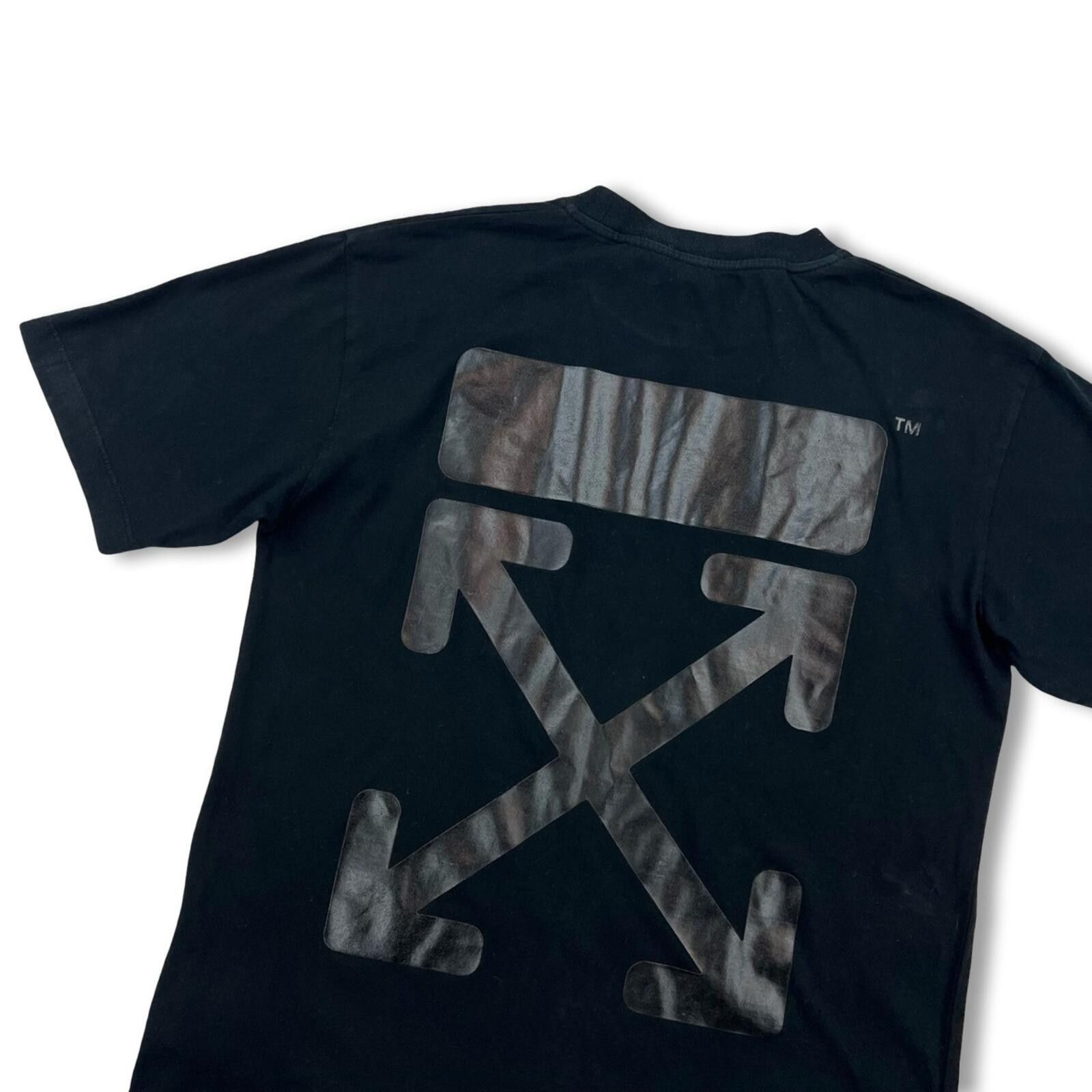 Off-White Off-White Women's Rubber Arrows Black T Shirt Size XS / US 0-2 / IT 36-38 - 1 Thumbnail