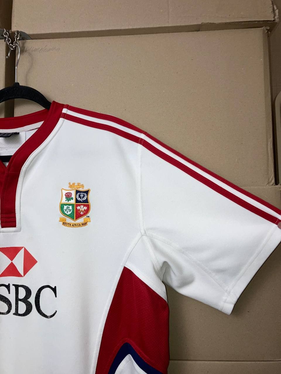 Adidas VINTAGE ADIDAS BRITISH & IRISH LIONS SOUTH AFRICA 2009 RUGBY Size US XXL / EU 58 / 5 - 8 Thumbnail